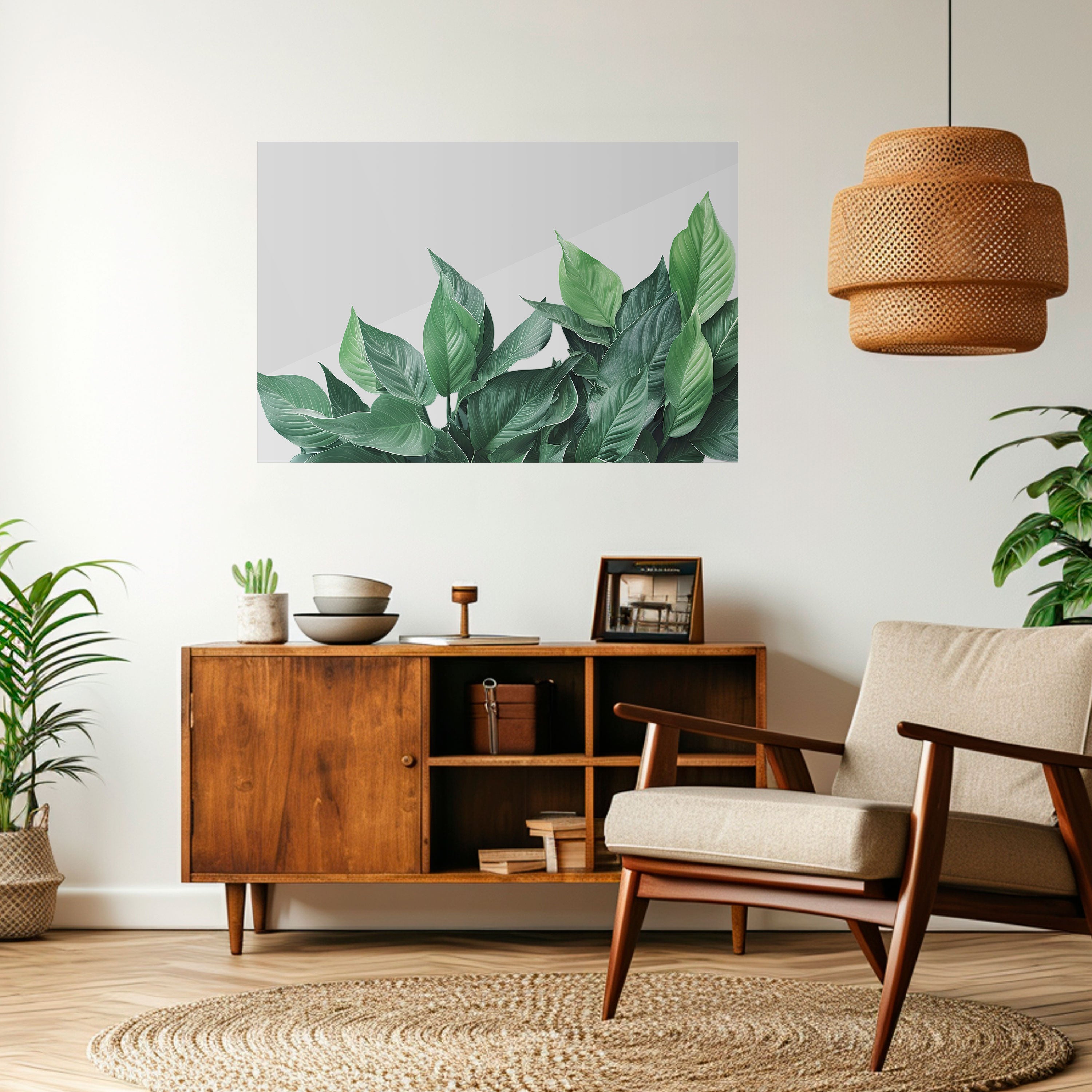 LUSH LEAFY WHIMSY Naklejka/Plakat poziomy