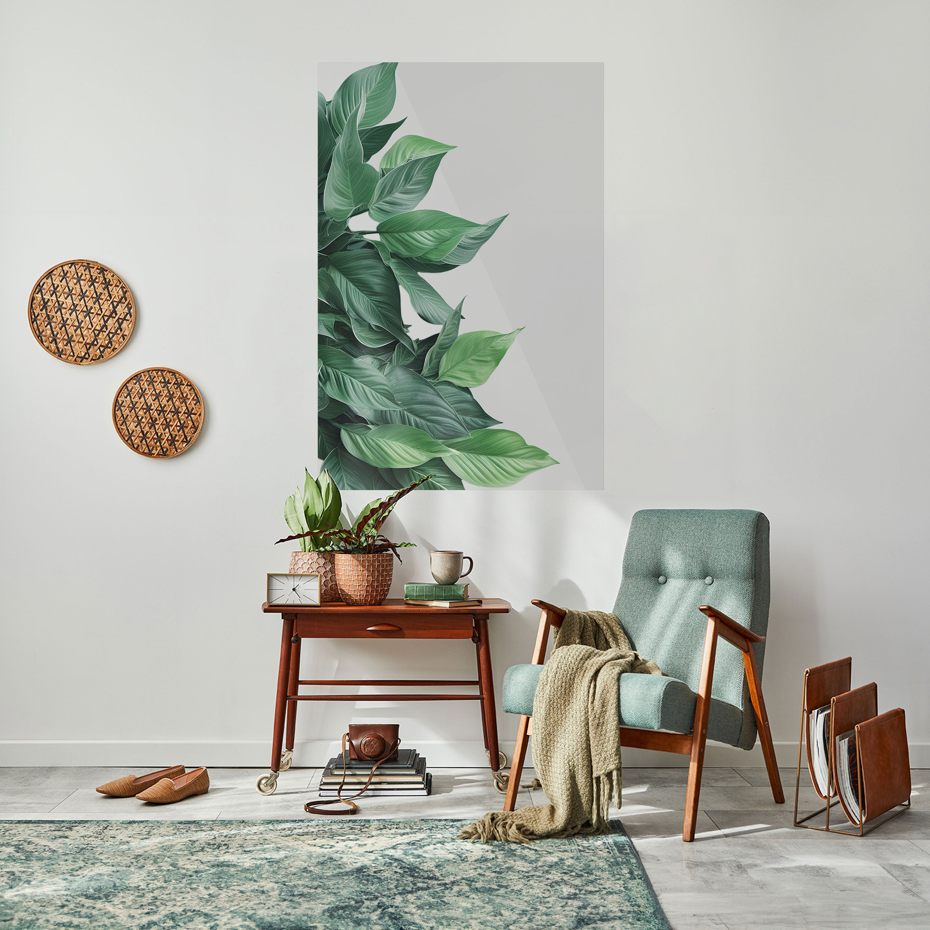 LUSH LEAFY WHIMSY Naklejka/Plakat pionowy