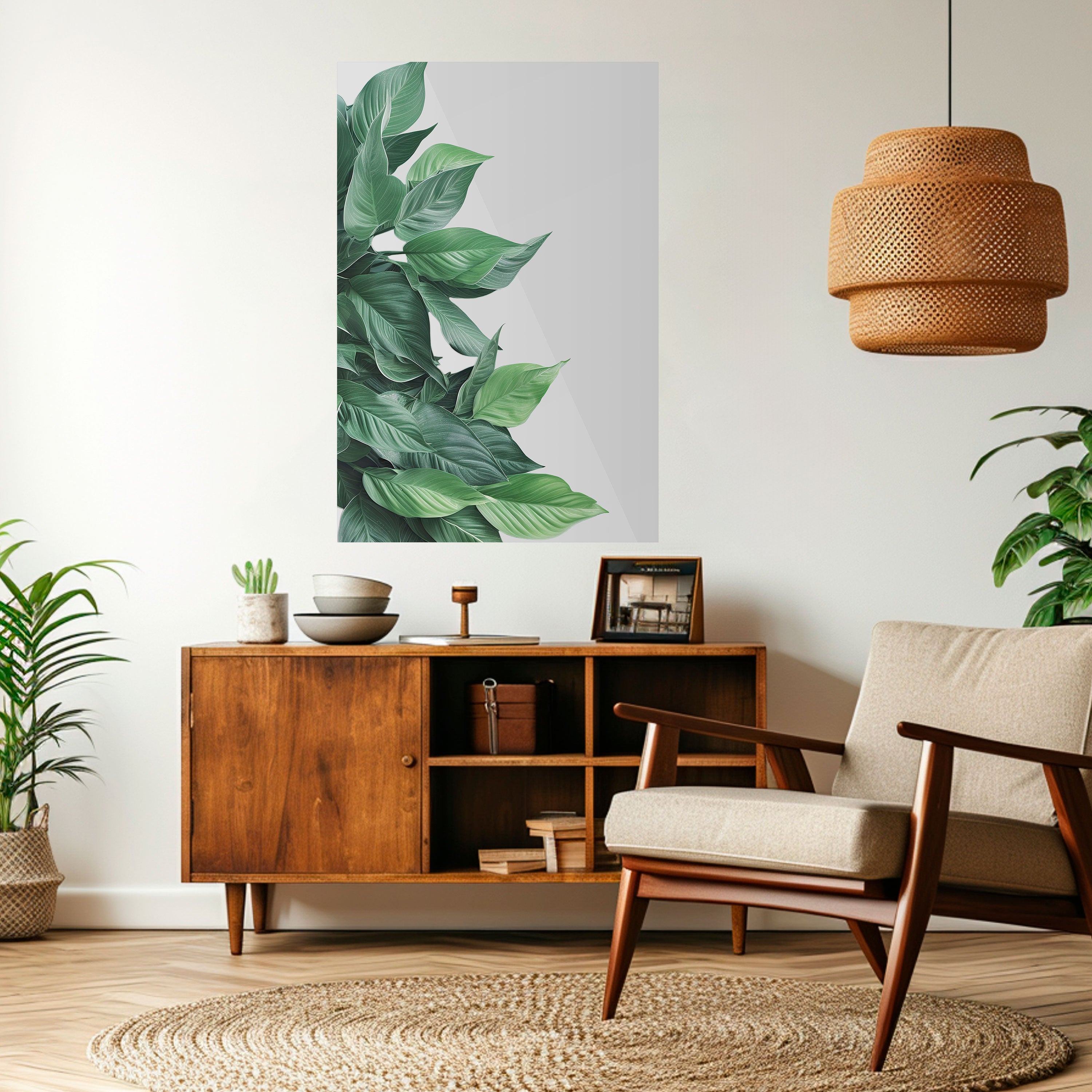 LUSH LEAFY WHIMSY Naklejka/Plakat pionowy