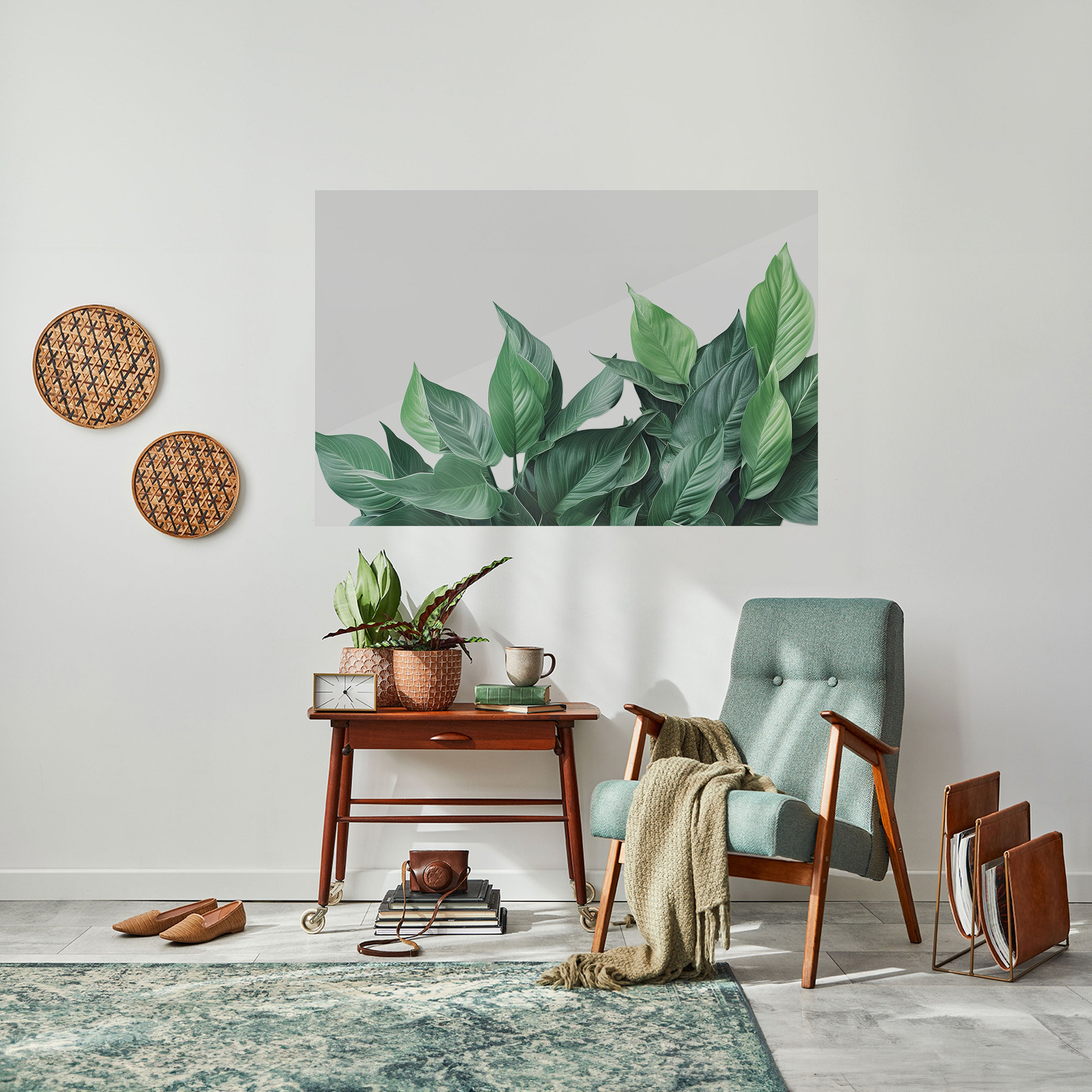 LUSH LEAFY WHIMSY Naklejka/Plakat poziomy