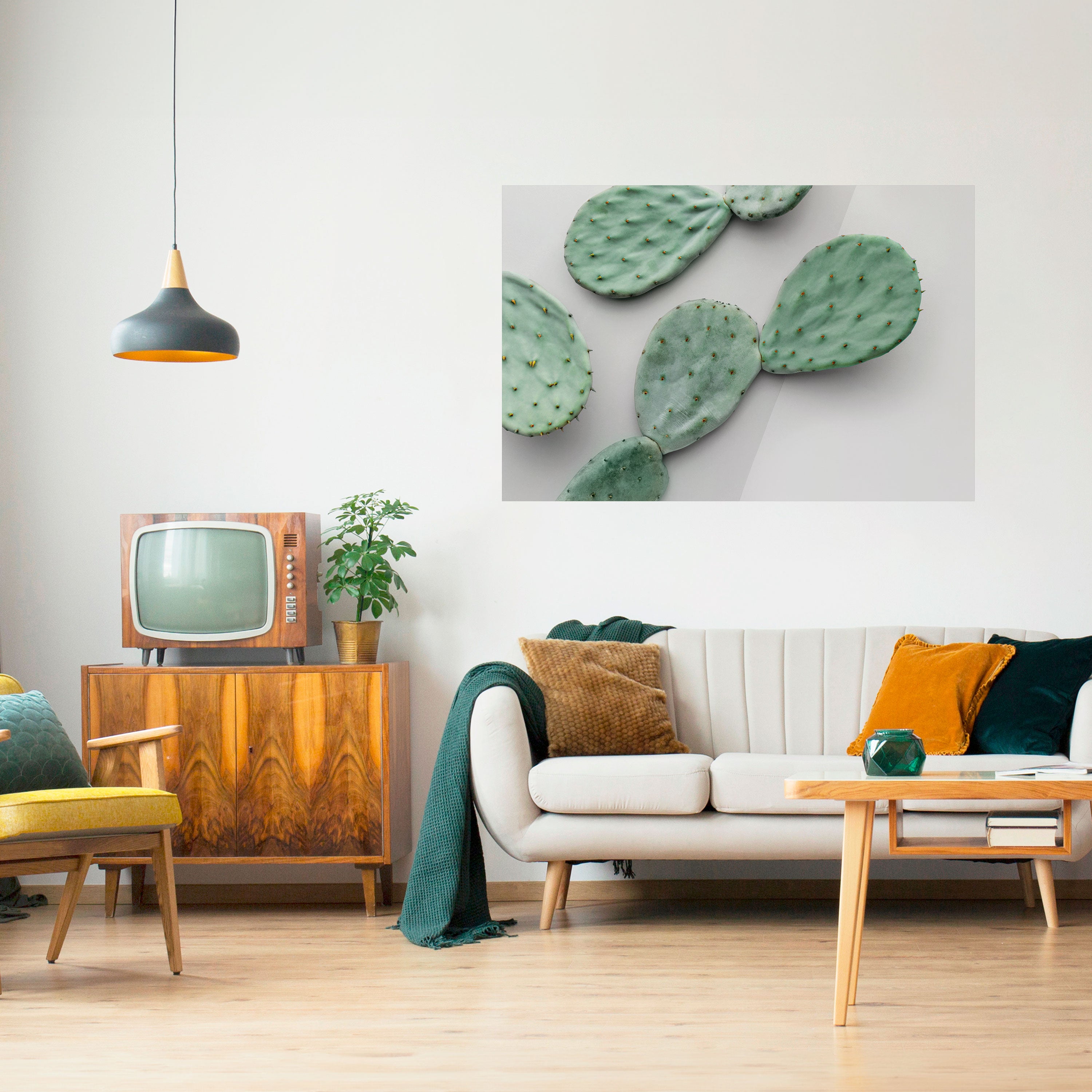 CACTUS DREAMSCAPE Naklejka/Plakat poziomy