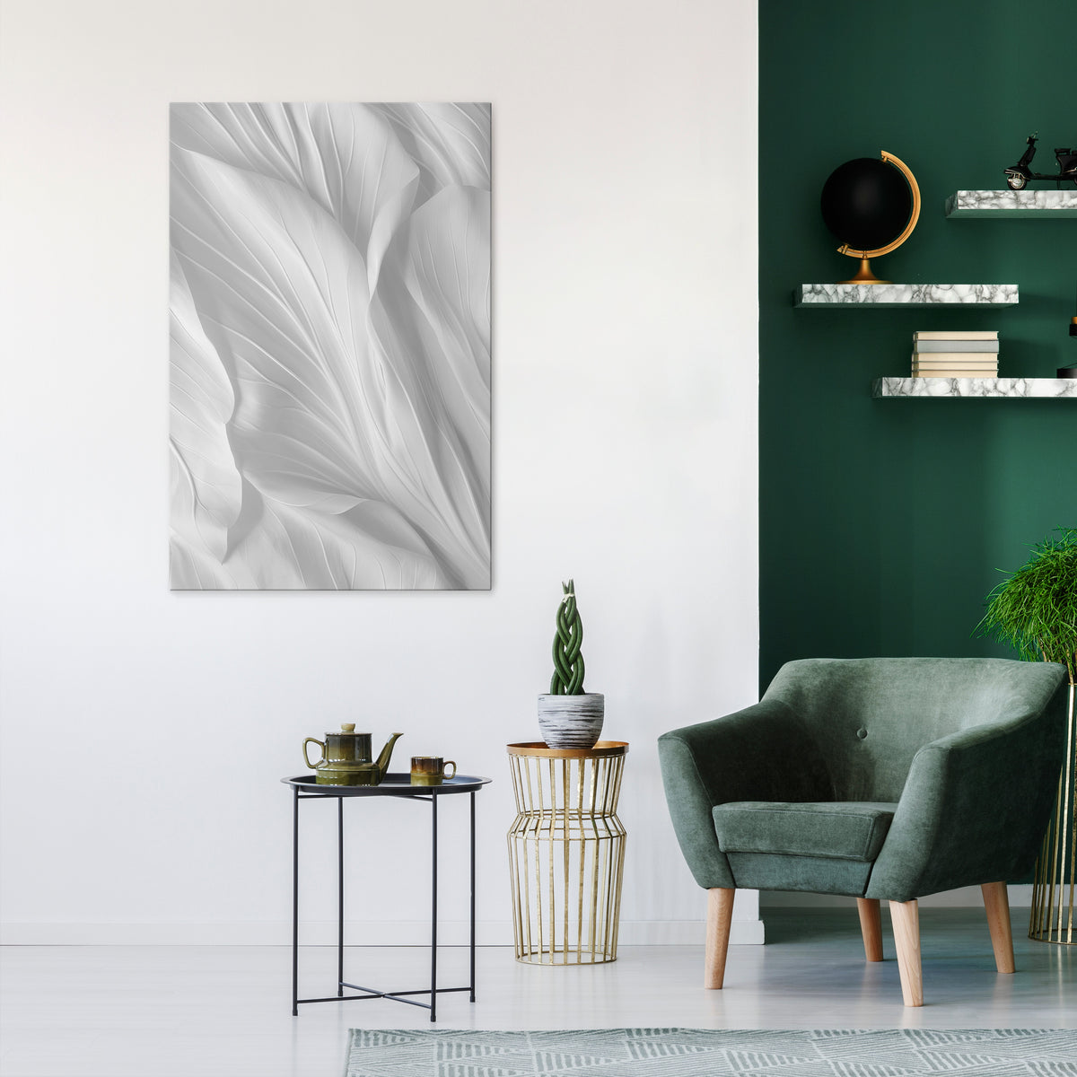 SILKEN SERENITY Pionowy obraz na płótnie