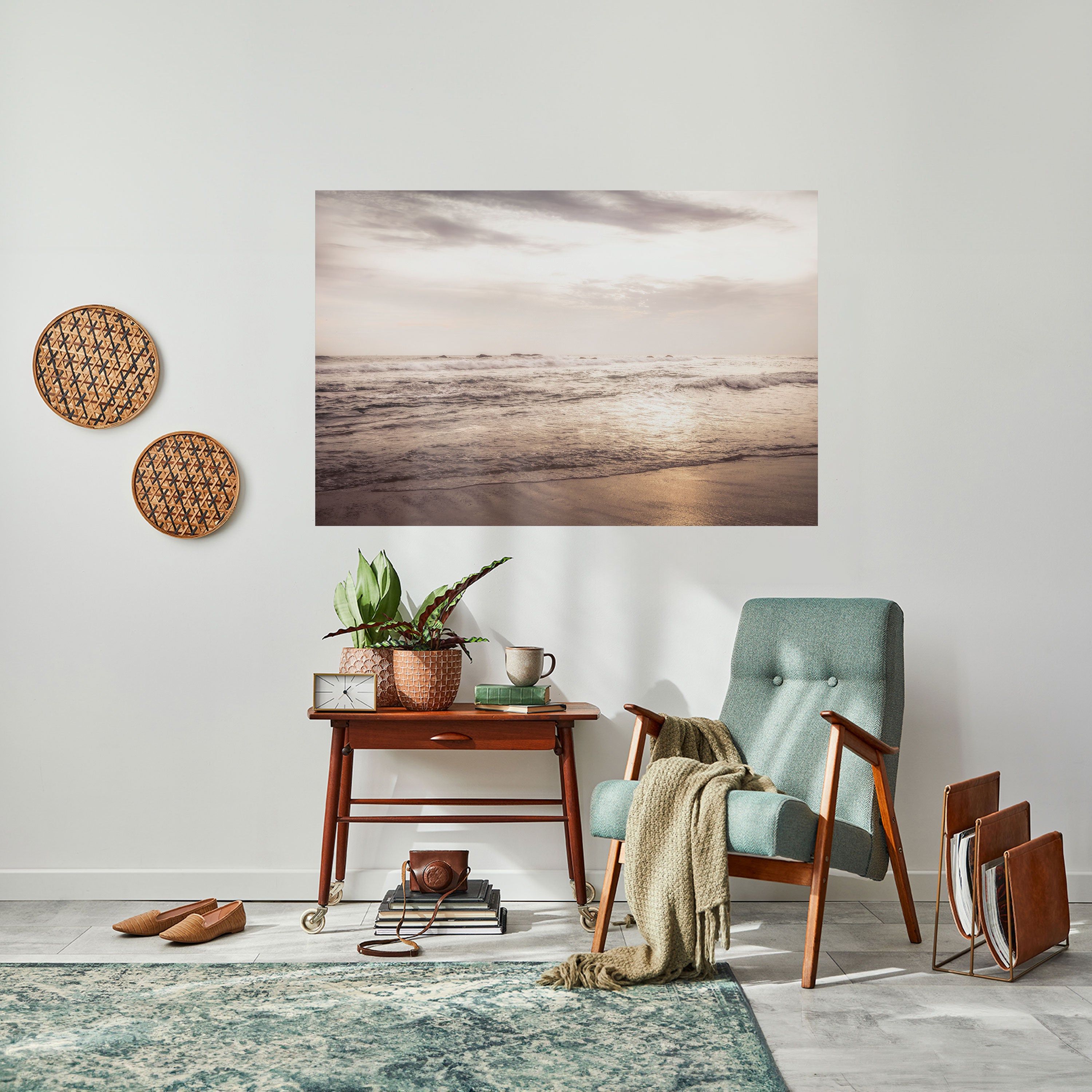 WHISPERS OF THE OCEAN Naklejka/Plakat poziomy