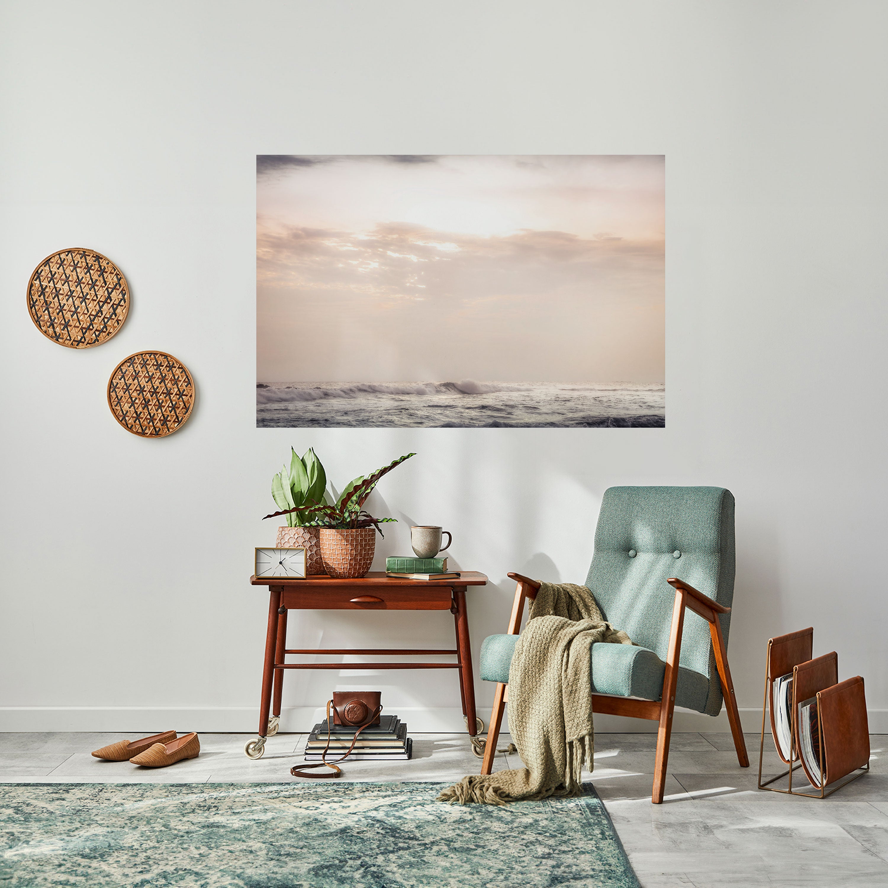 WHISPERS OF WAVE Naklejka/Plakat poziomy