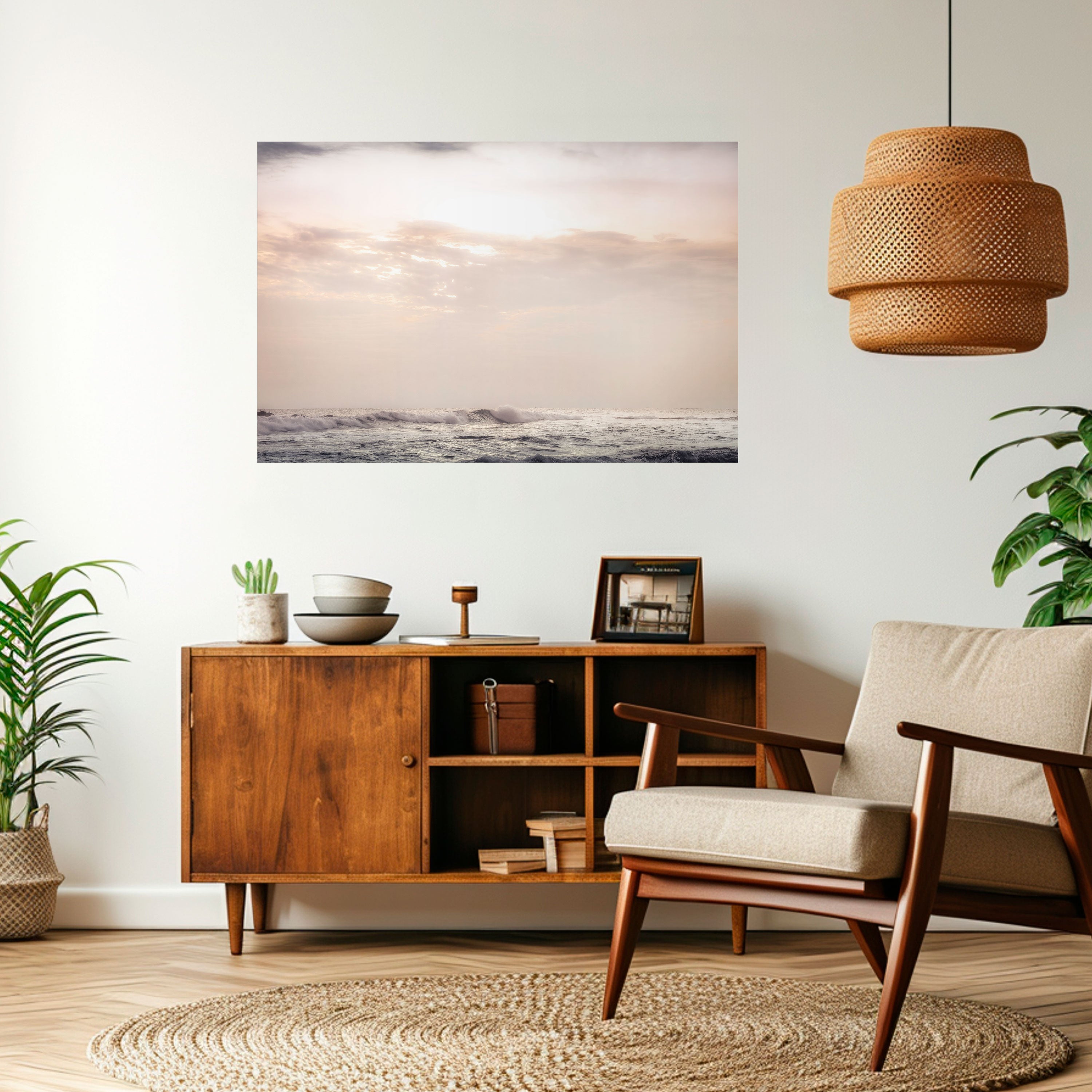 WHISPERS OF WAVE Naklejka/Plakat poziomy