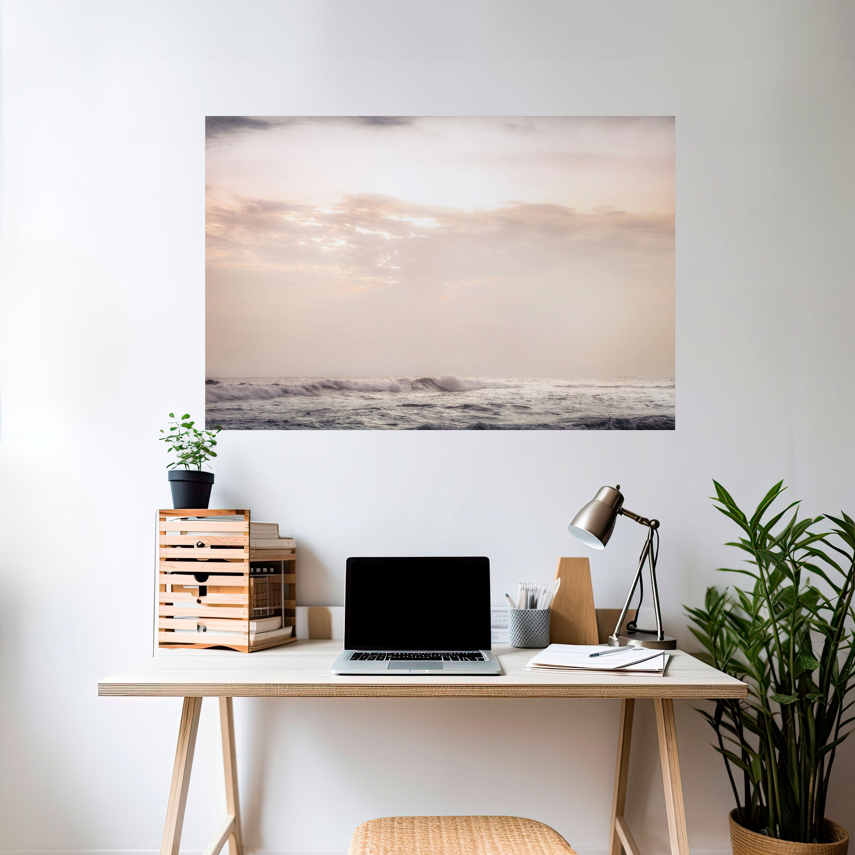 WHISPERS OF WAVE Naklejka/Plakat poziomy