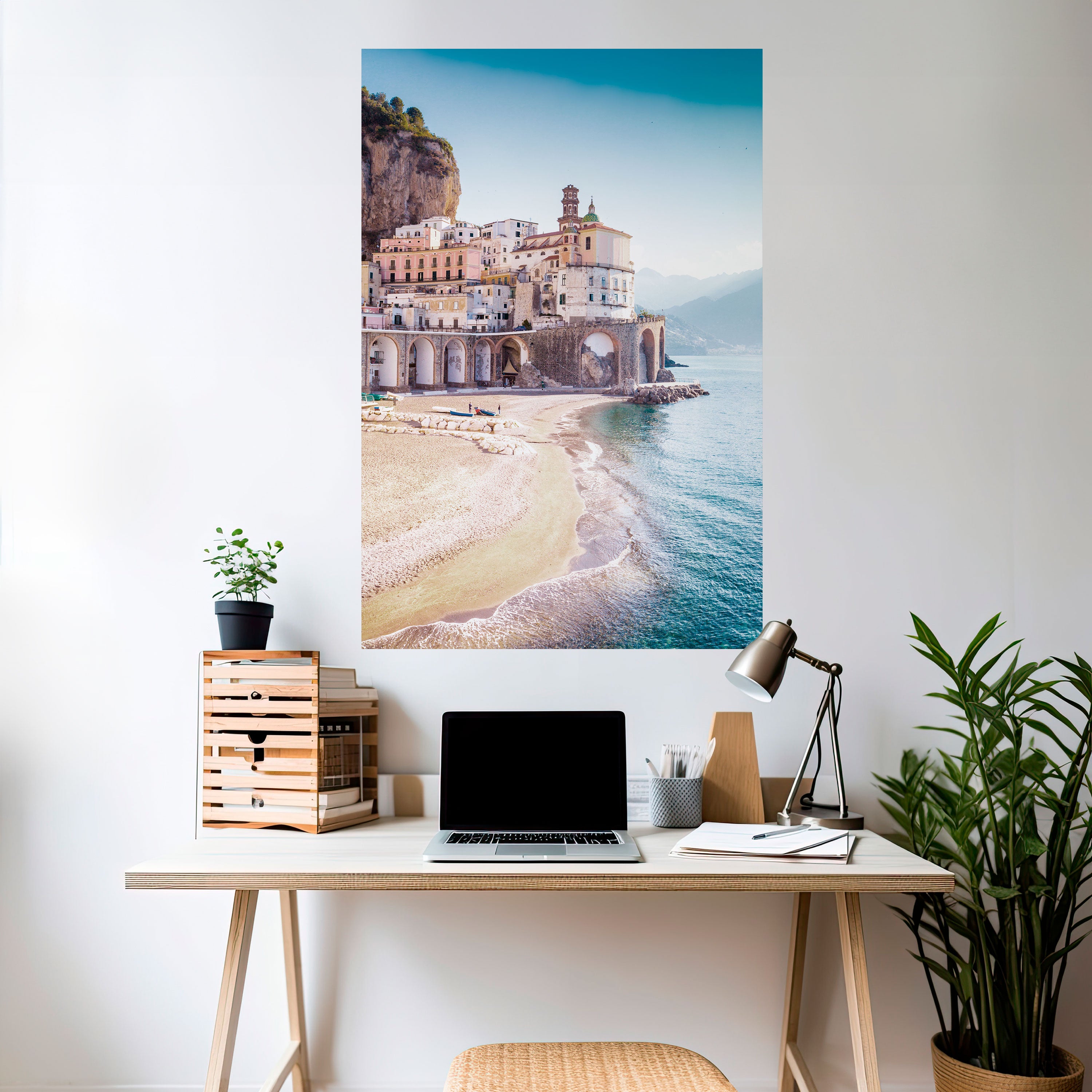 SEASIDE ARCHITECTURAL FANTASY Naklejka/Plakat pionowy