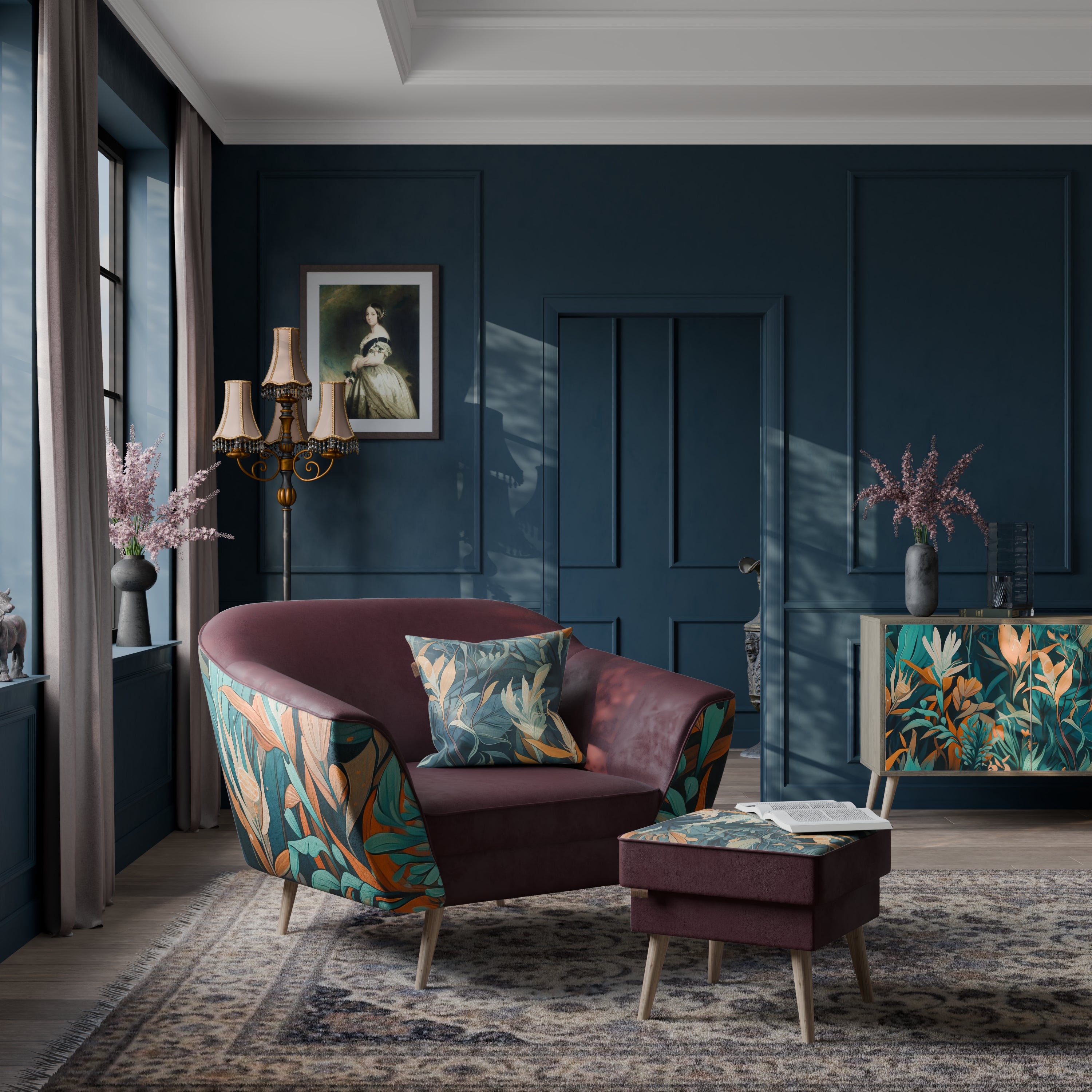 FLORAL SERENITY Fotel AURORA