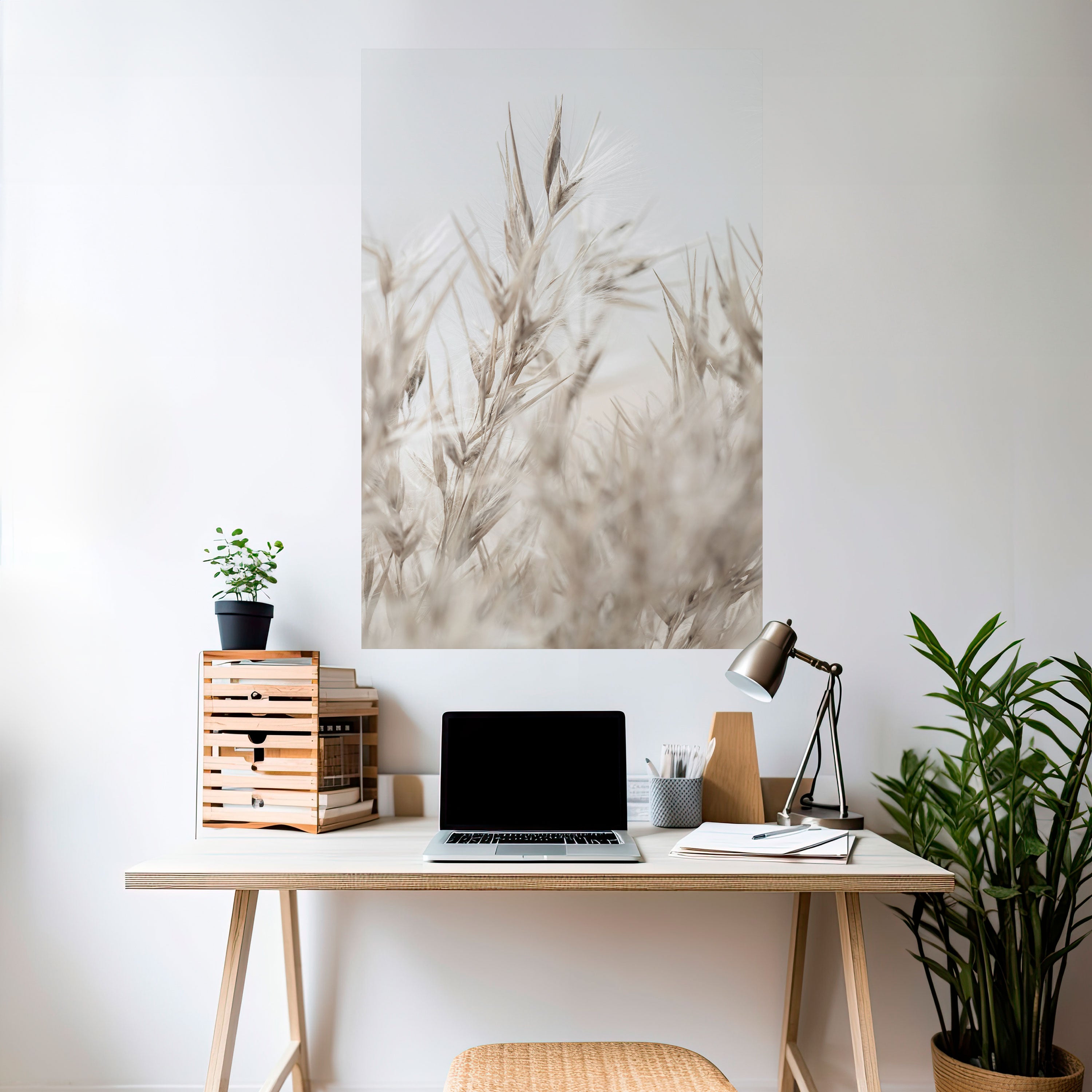 TRANQUIL GRASSES Naklejka/Plakat pionowy