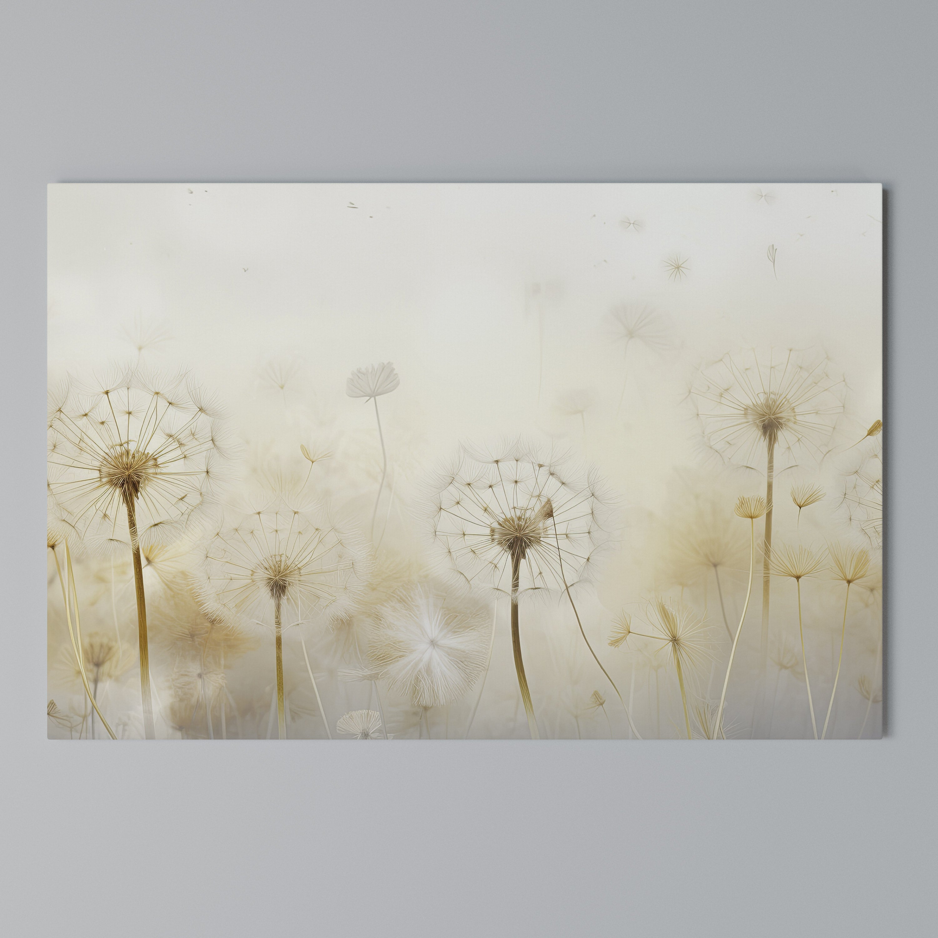 DREAMY DANDELION FIELDS Poziomy obraz na płótnie