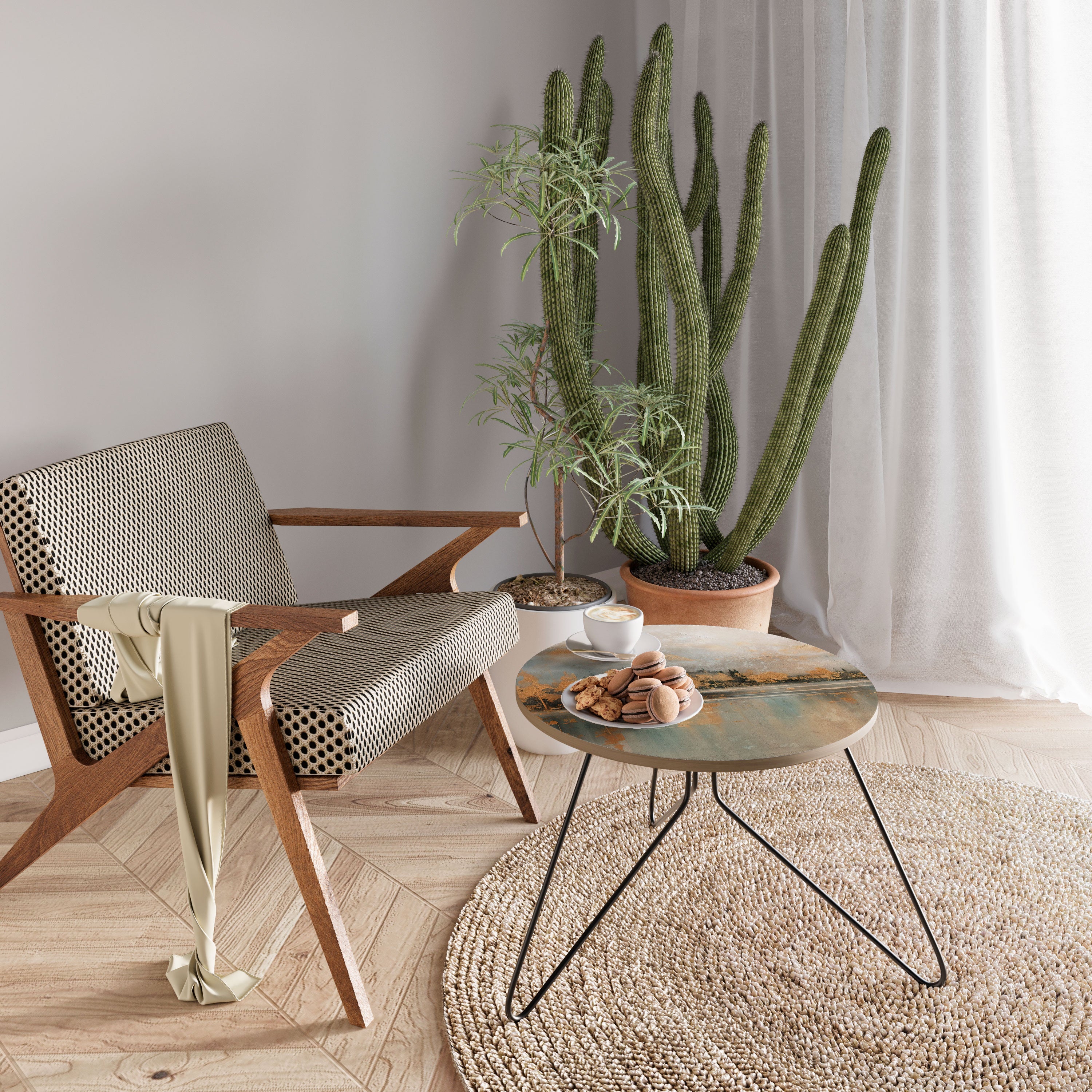ECHOES OF GOLDEN DAWN Stolik kawowy mały