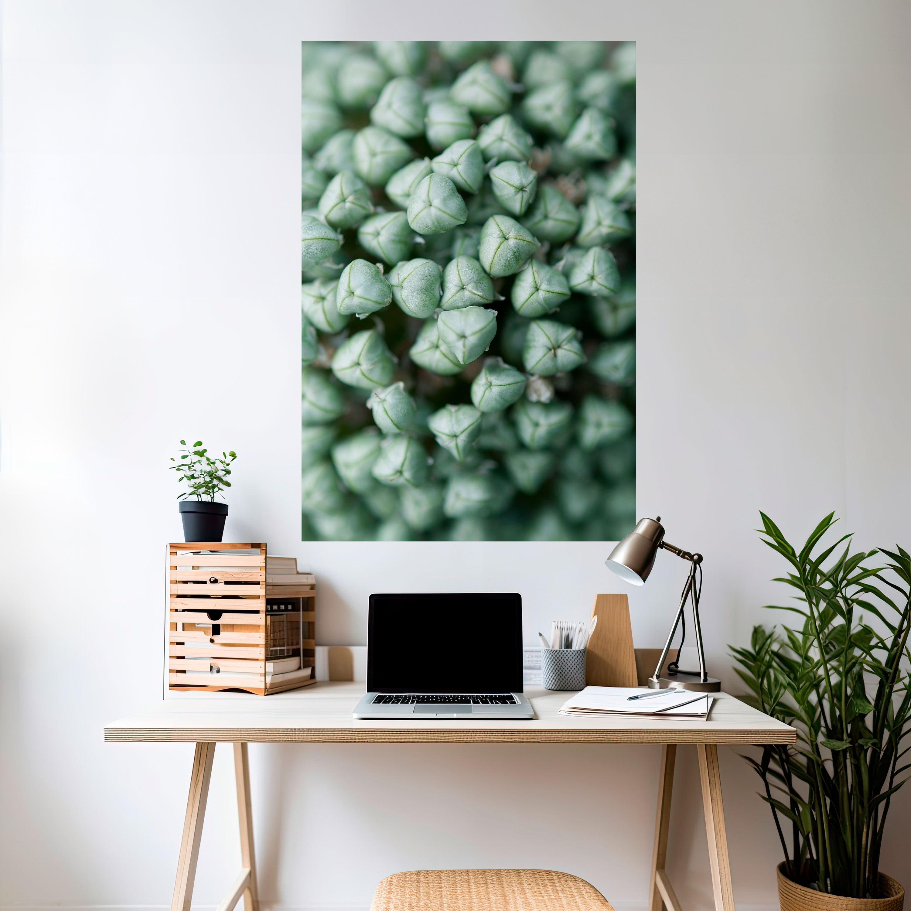 TEXTURED GREEN TIDBITS Naklejka/Plakat pionowy