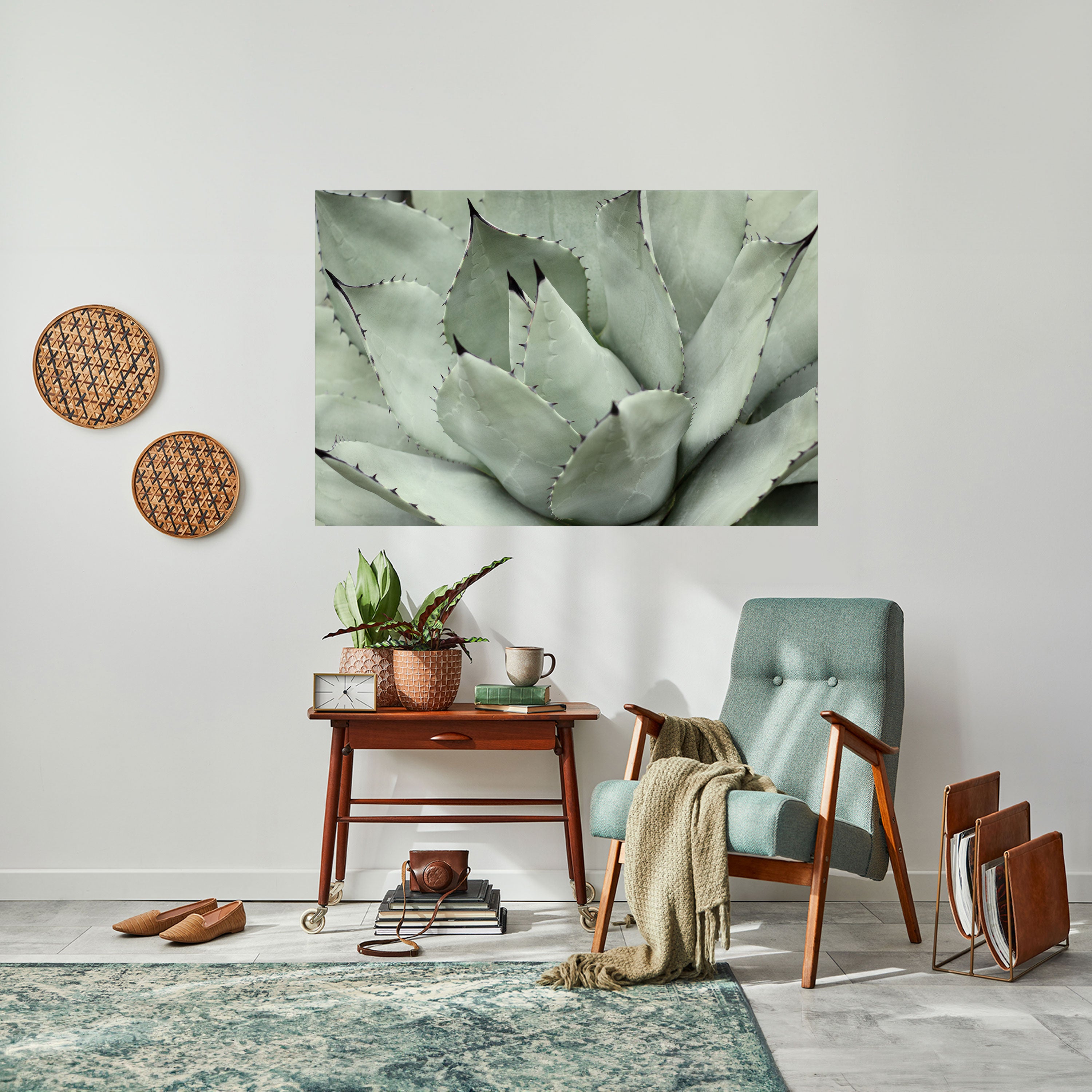 MYSTICAL SUCCULENT DREAM Naklejka/Plakat poziomy