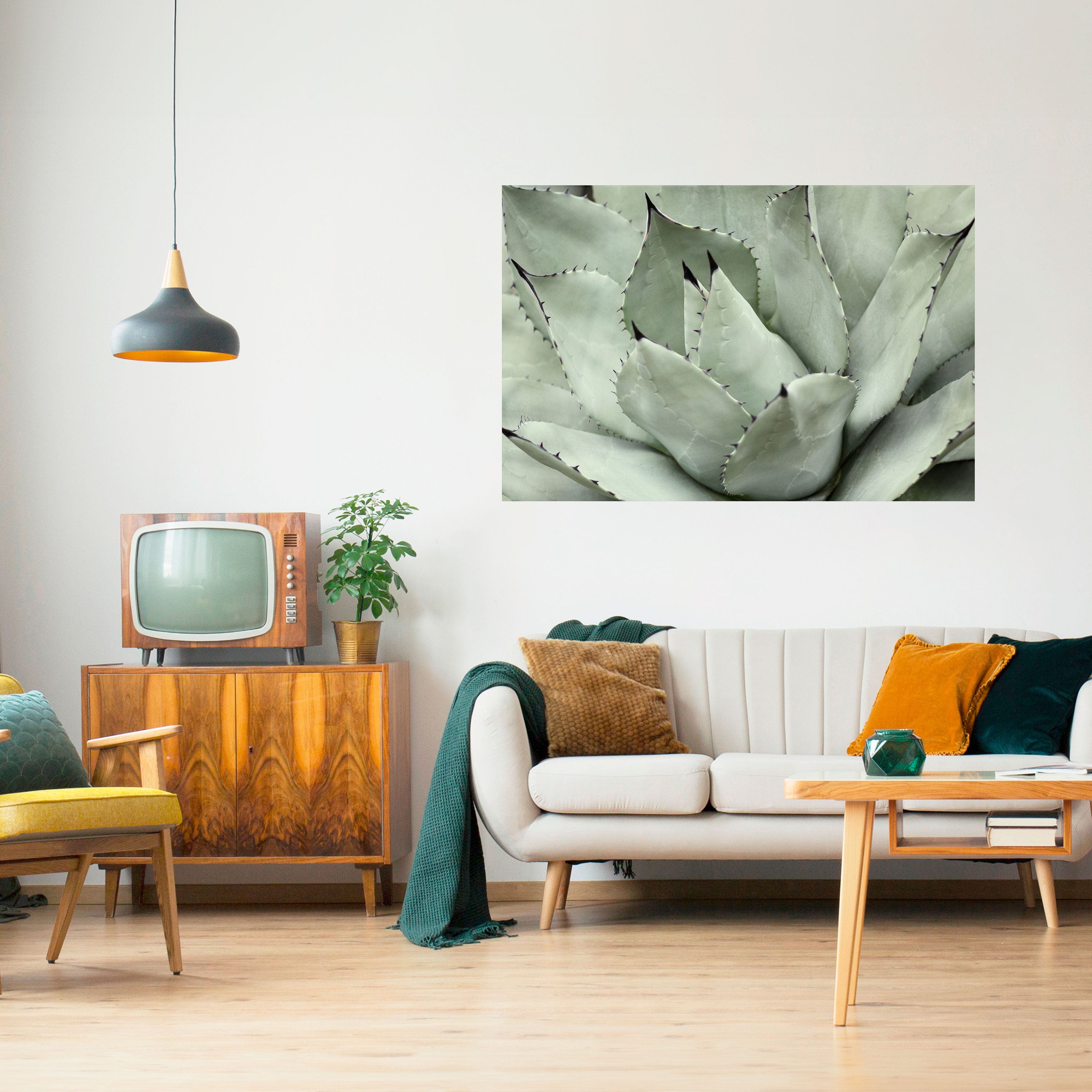 MYSTICAL SUCCULENT DREAM Naklejka/Plakat poziomy