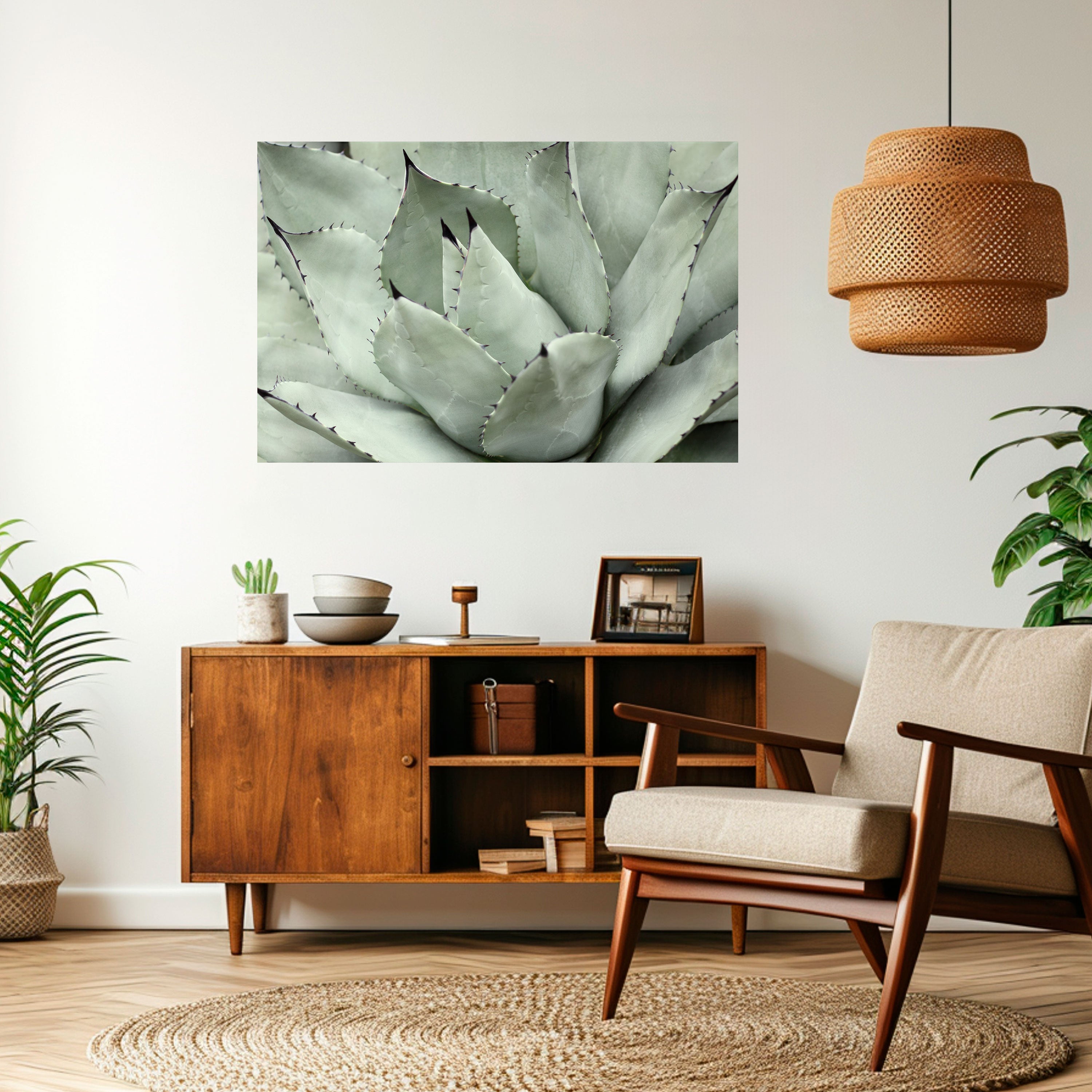 MYSTICAL SUCCULENT DREAM Naklejka/Plakat poziomy