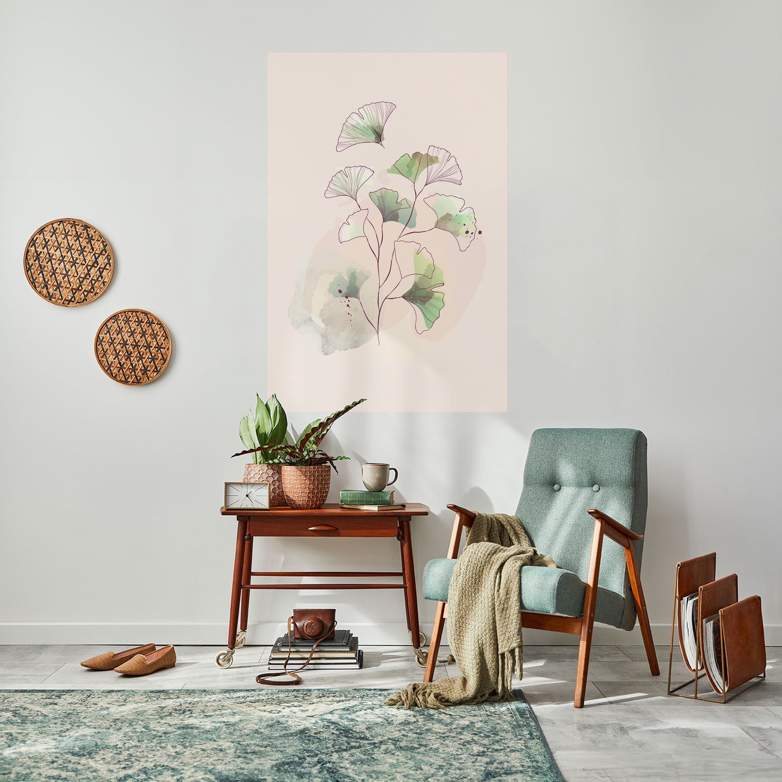 FOLIAGE REVERIE Naklejka/Plakat pionowy