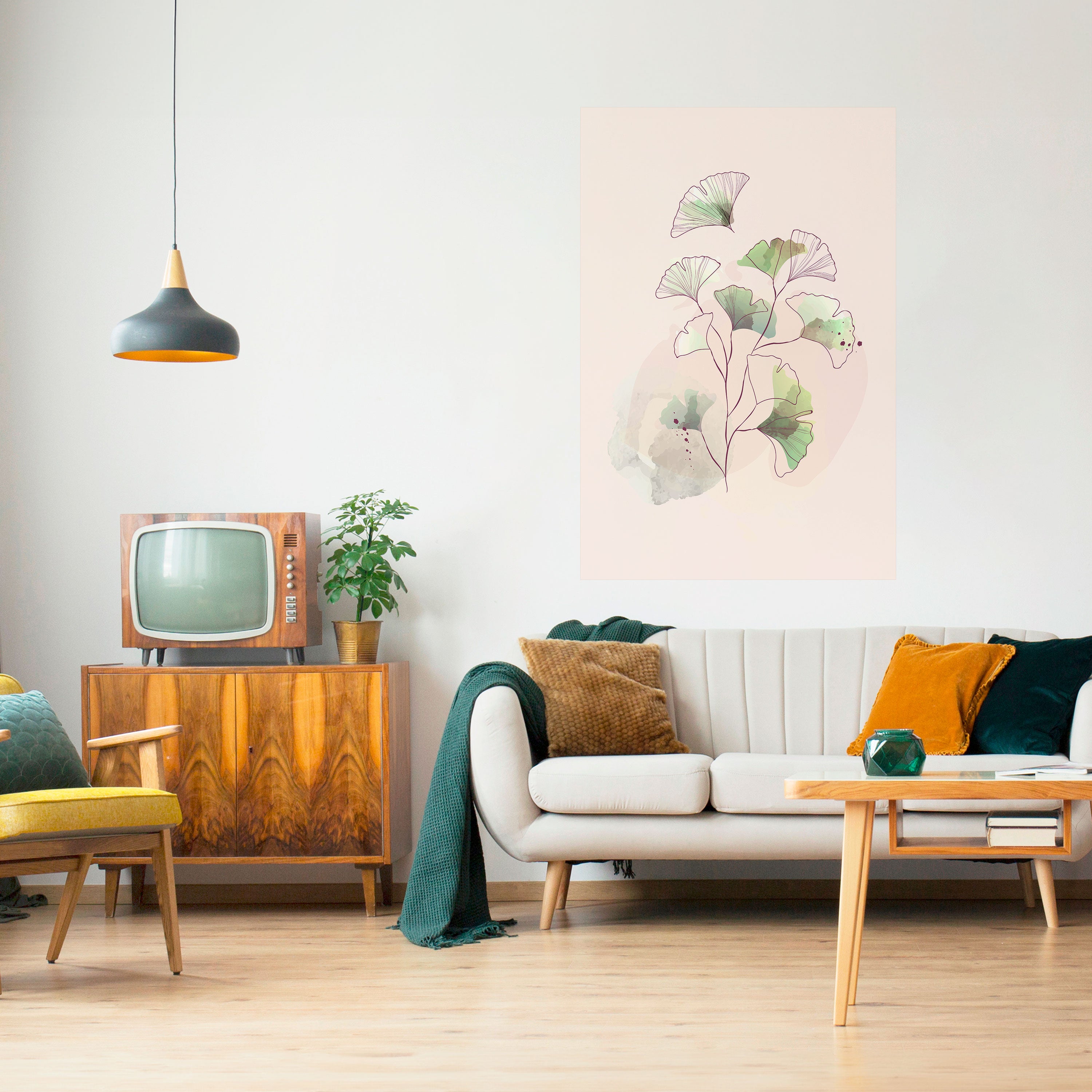 FOLIAGE REVERIE Naklejka/Plakat pionowy