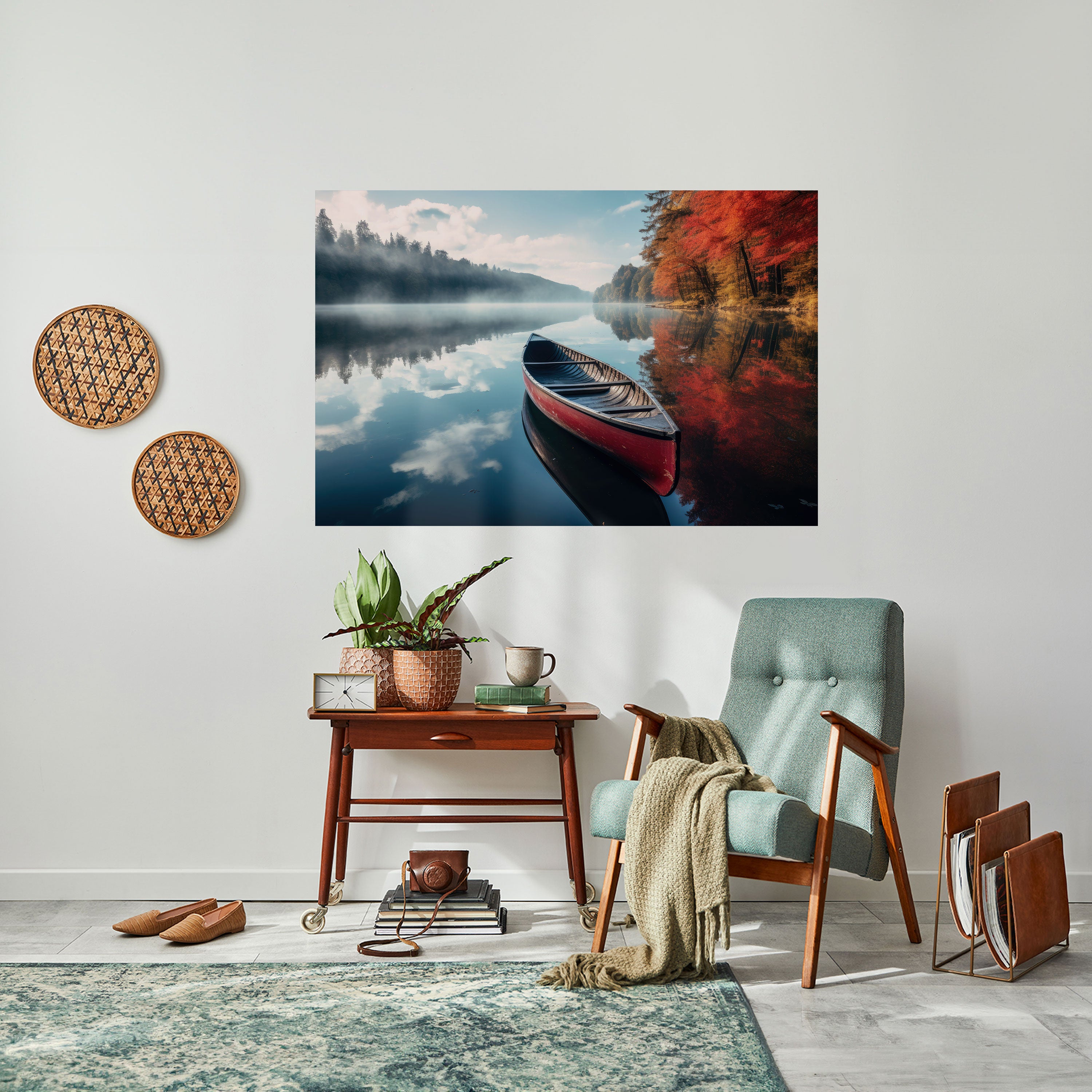 BOAT OF TRANQUILITY Naklejka/Plakat poziomy