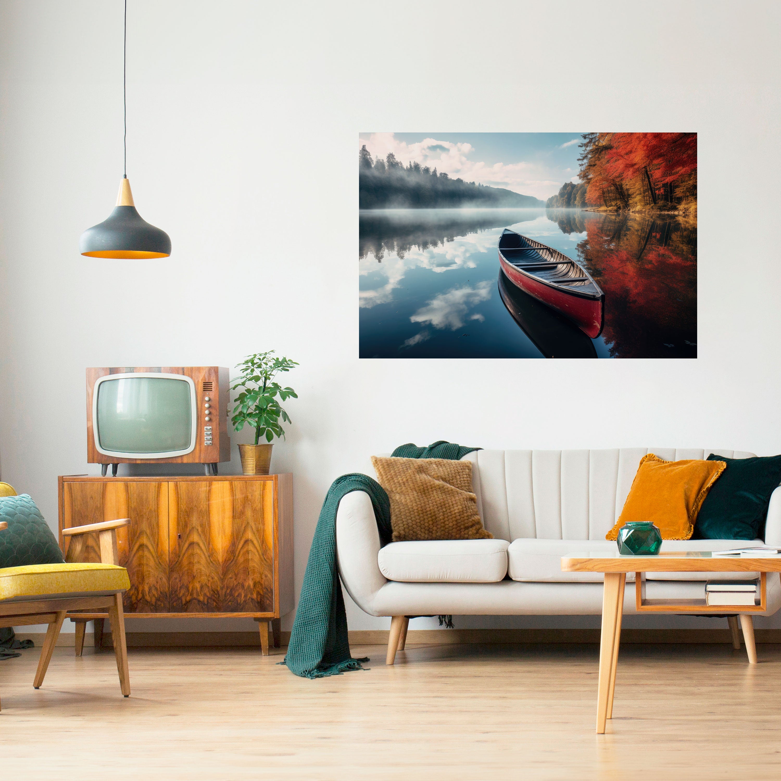 BOAT OF TRANQUILITY Naklejka/Plakat poziomy