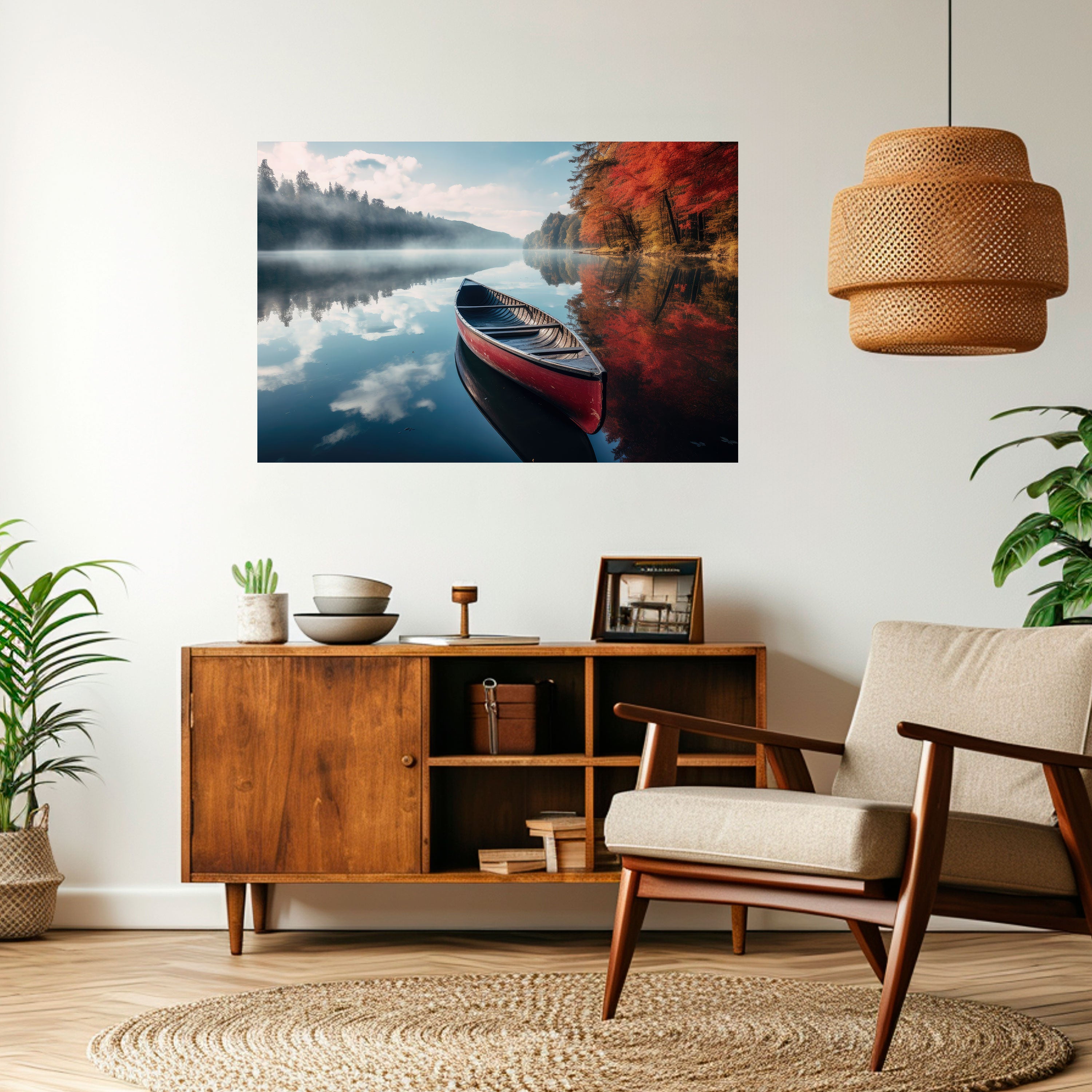 BOAT OF TRANQUILITY Naklejka/Plakat poziomy