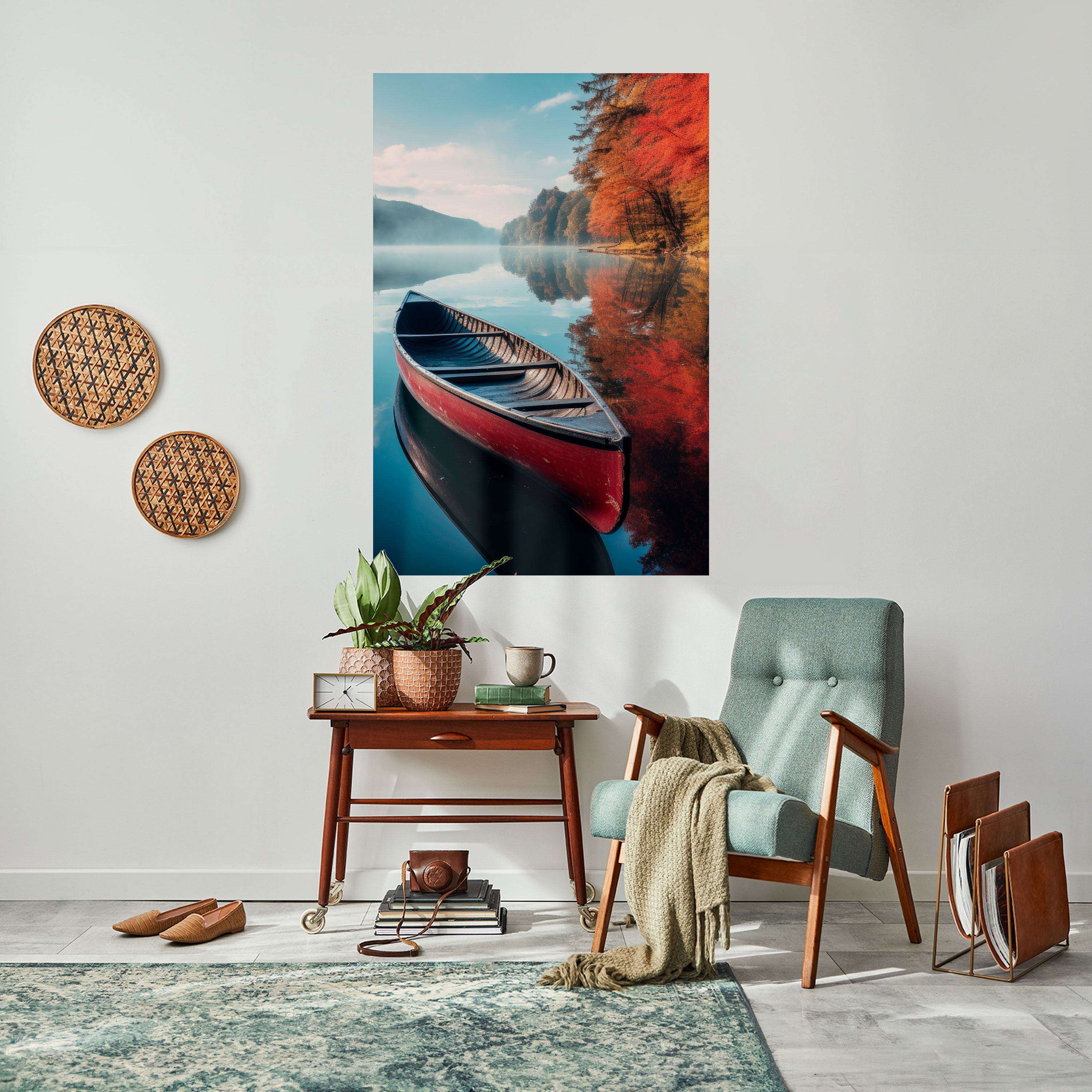BOAT OF TRANQUILITY Naklejka/Plakat pionowy