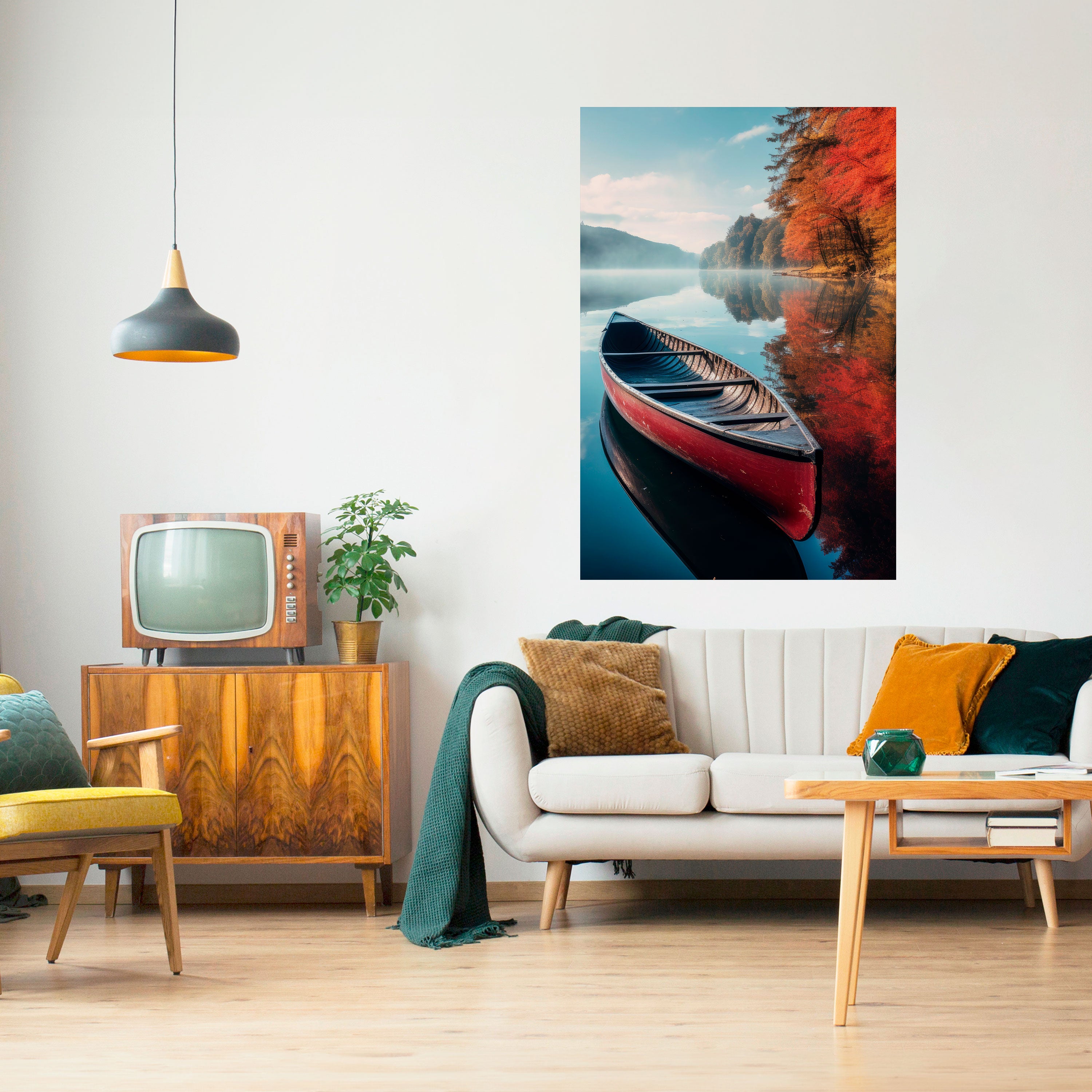 BOAT OF TRANQUILITY Naklejka/Plakat pionowy