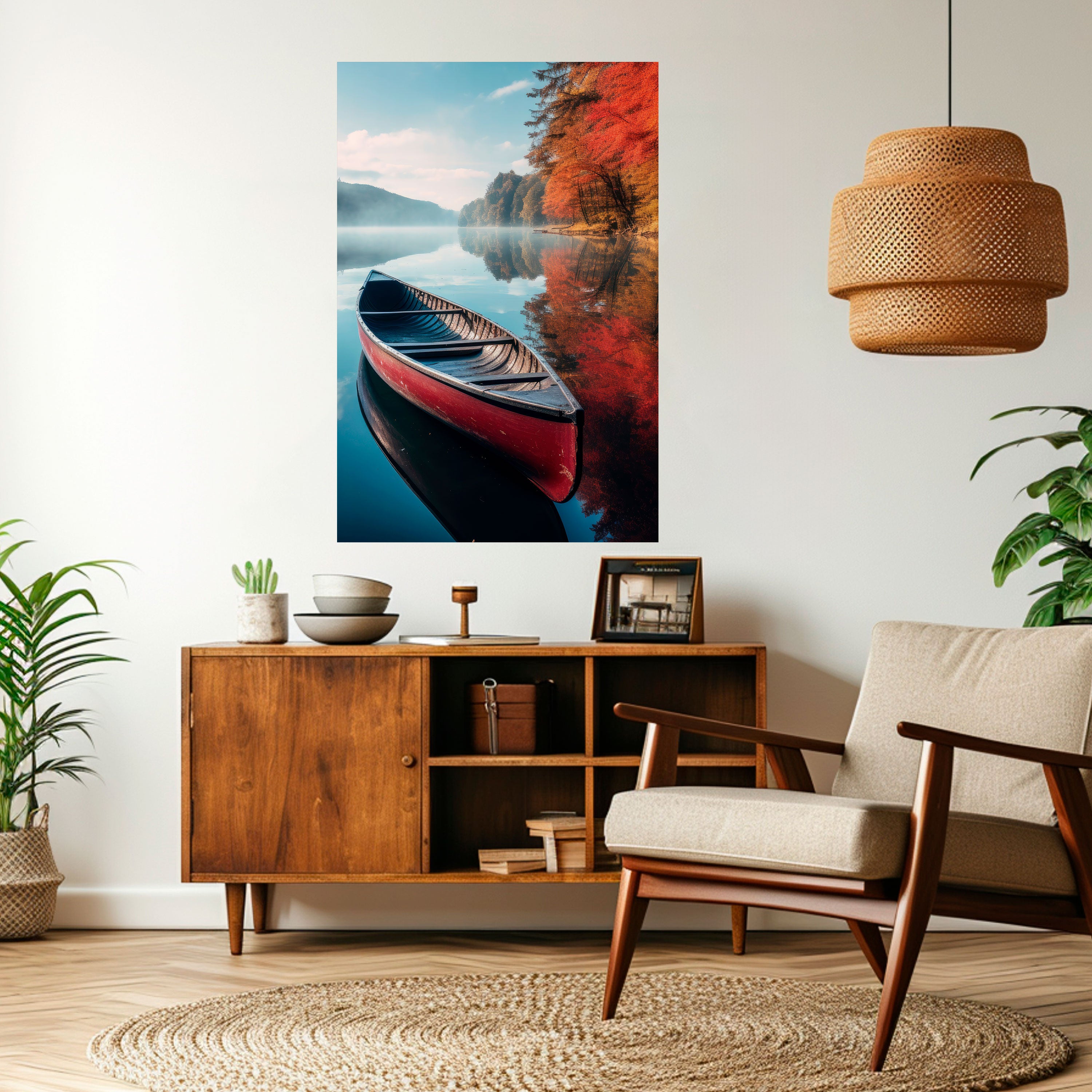 BOAT OF TRANQUILITY Naklejka/Plakat pionowy