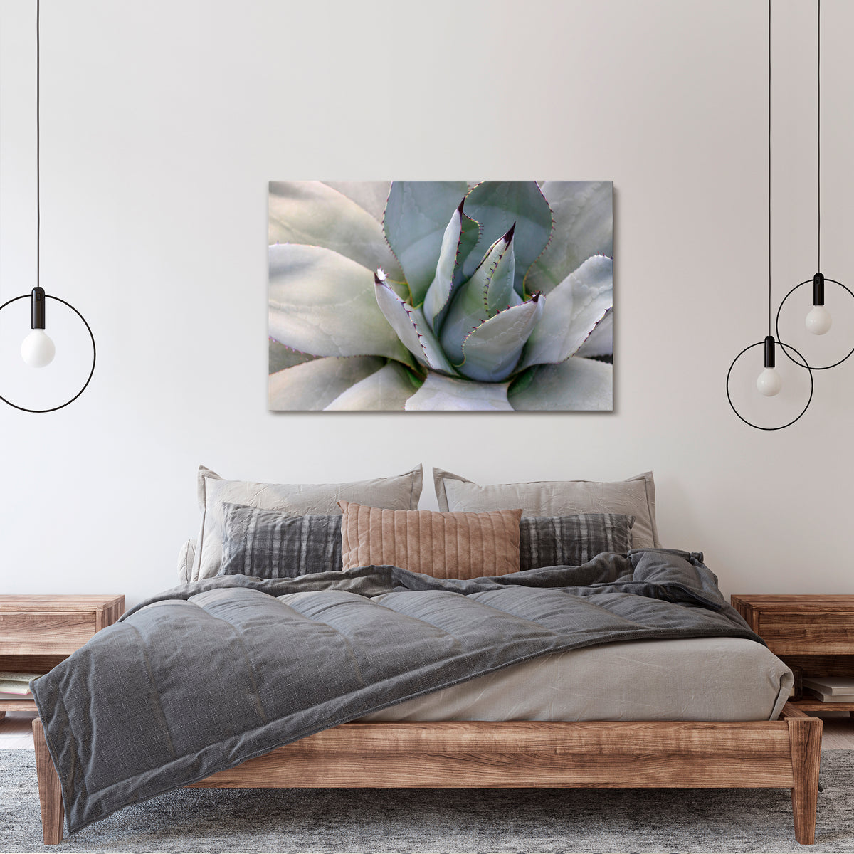 AGAVE ELEGANCE Poziomy obraz na płótnie