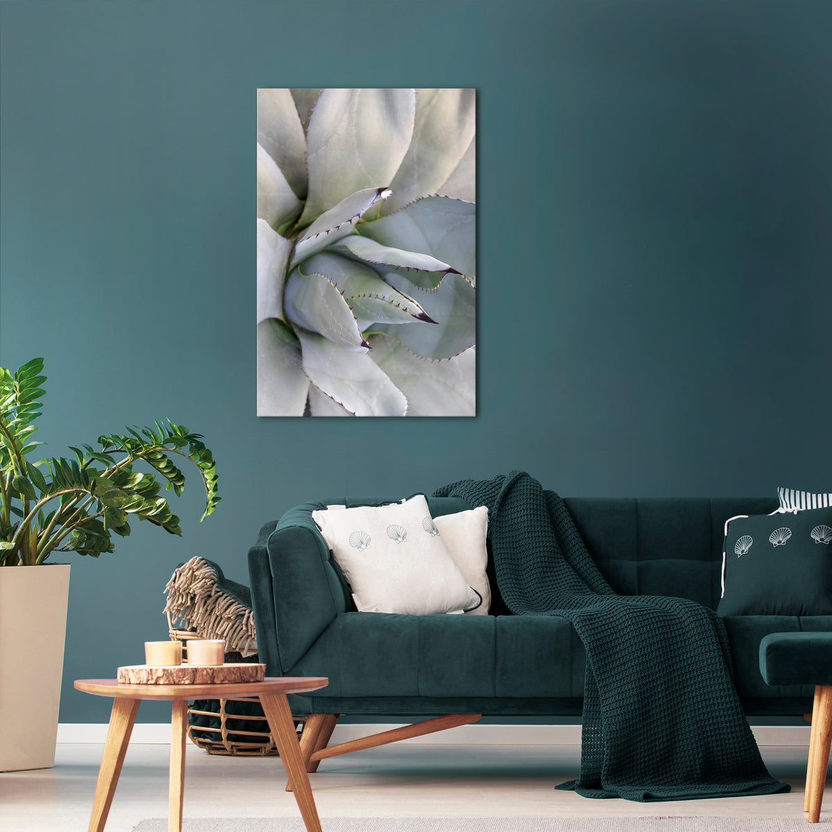 AGAVE ELEGANCE Pionowy obraz na płótnie
