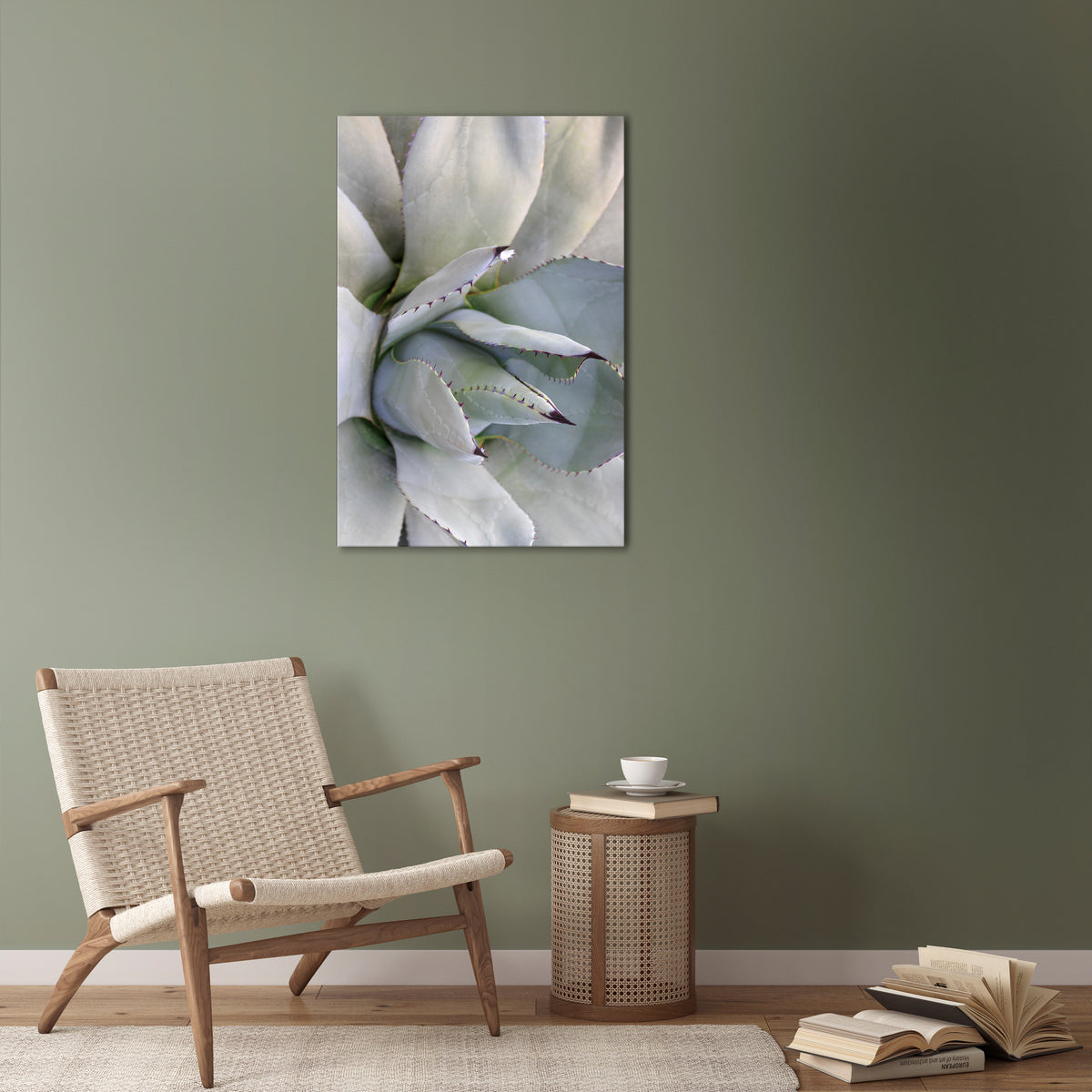 AGAVE ELEGANCE Pionowy obraz na płótnie