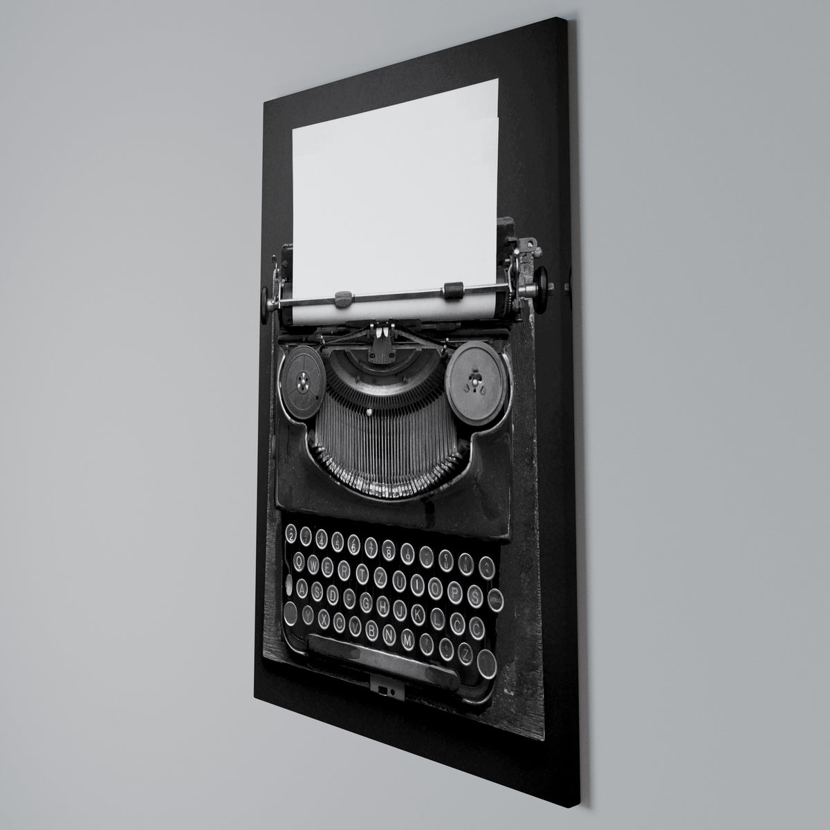 TYPEWRITER SYMPHONY Pionowy obraz na płótnie