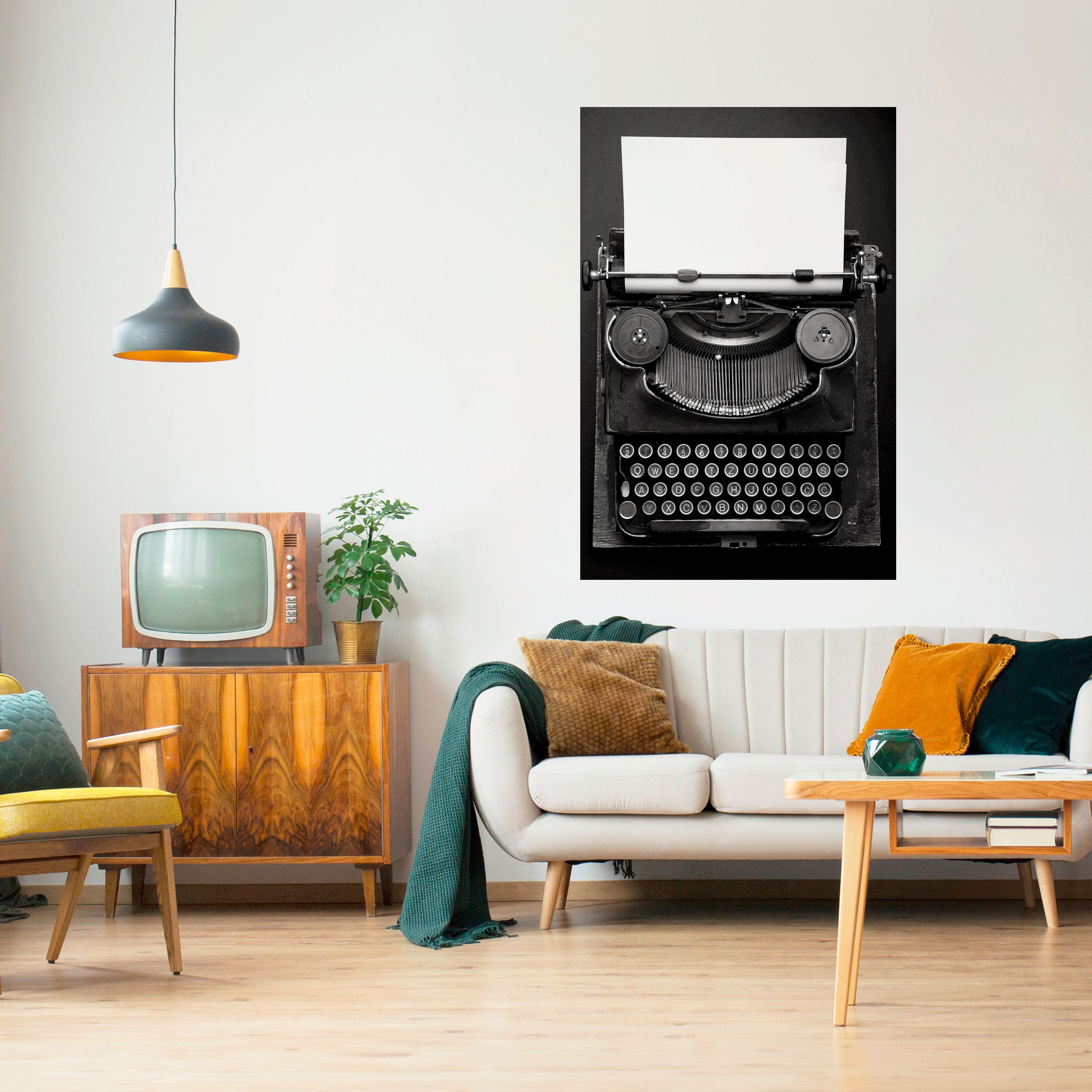 TYPEWRITER SYMPHONY Naklejka/Plakat pionowy