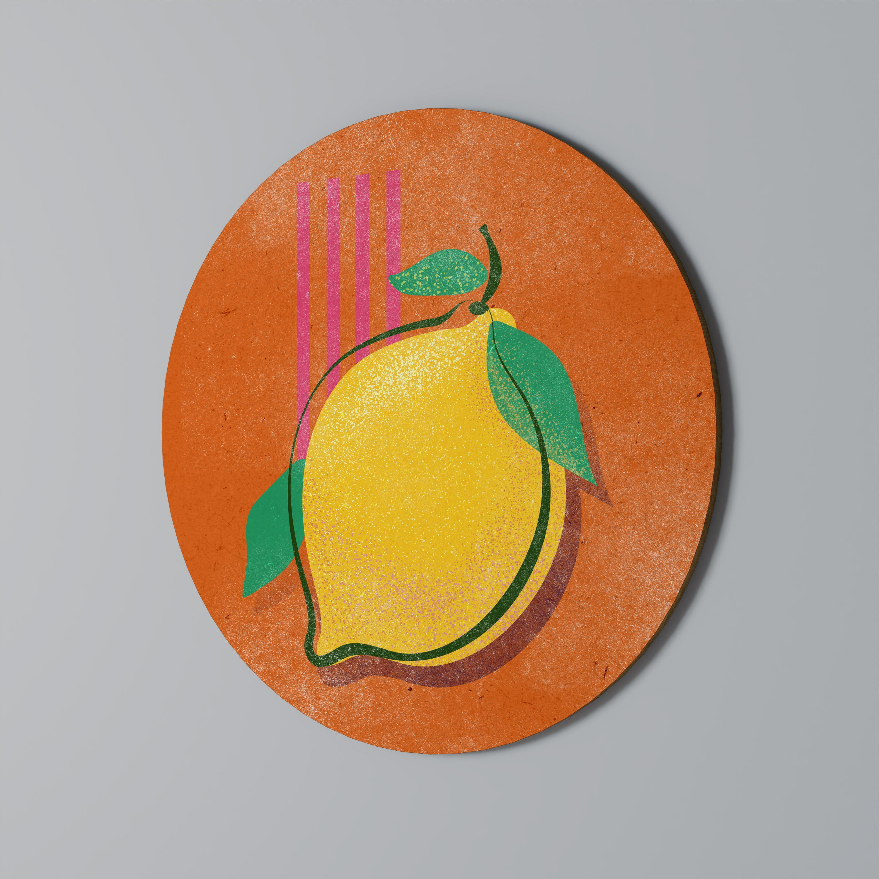 LUSCIOUS LEMON Obraz okrągły
