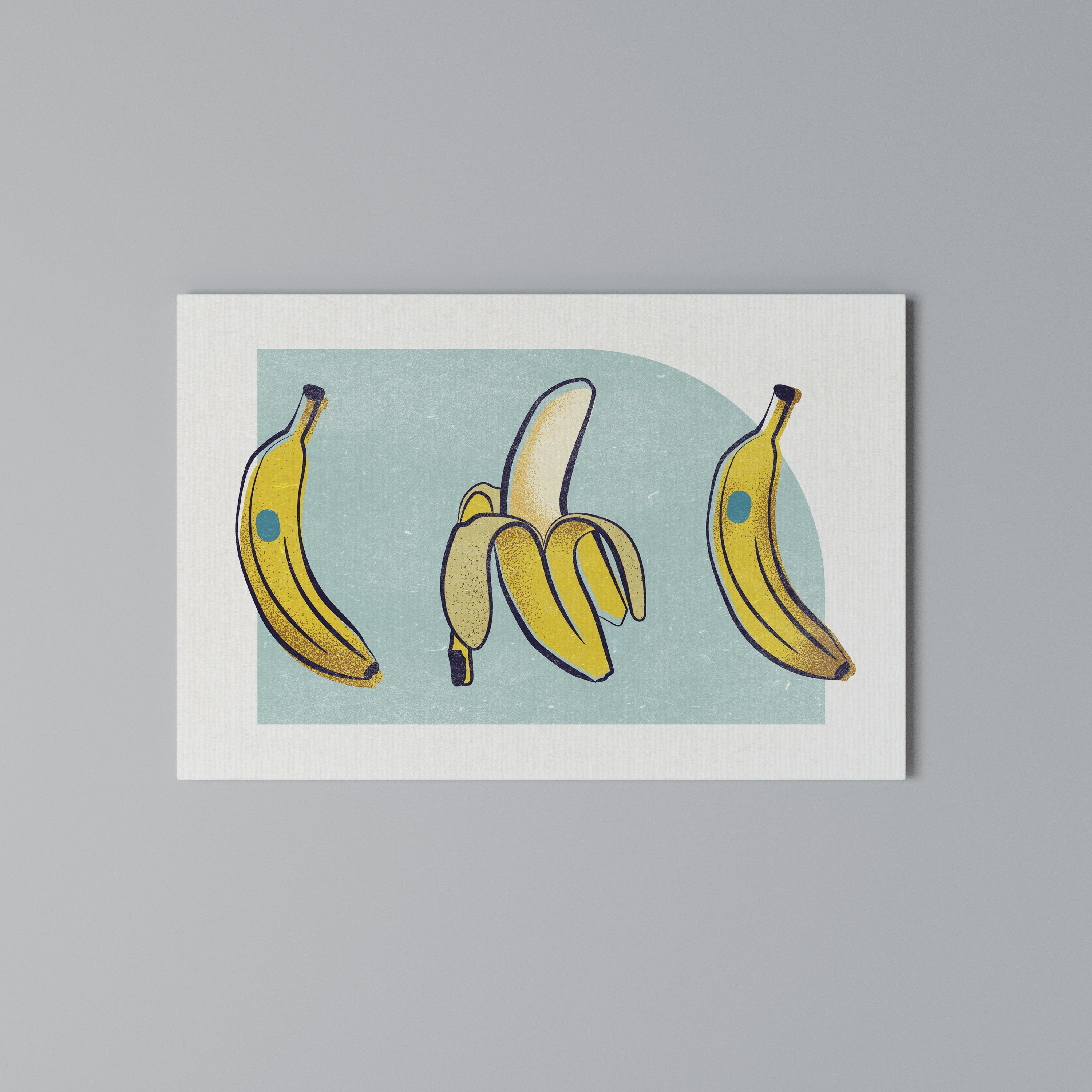 BOLD BANANA BOUQUET Poziomy obraz na płótnie