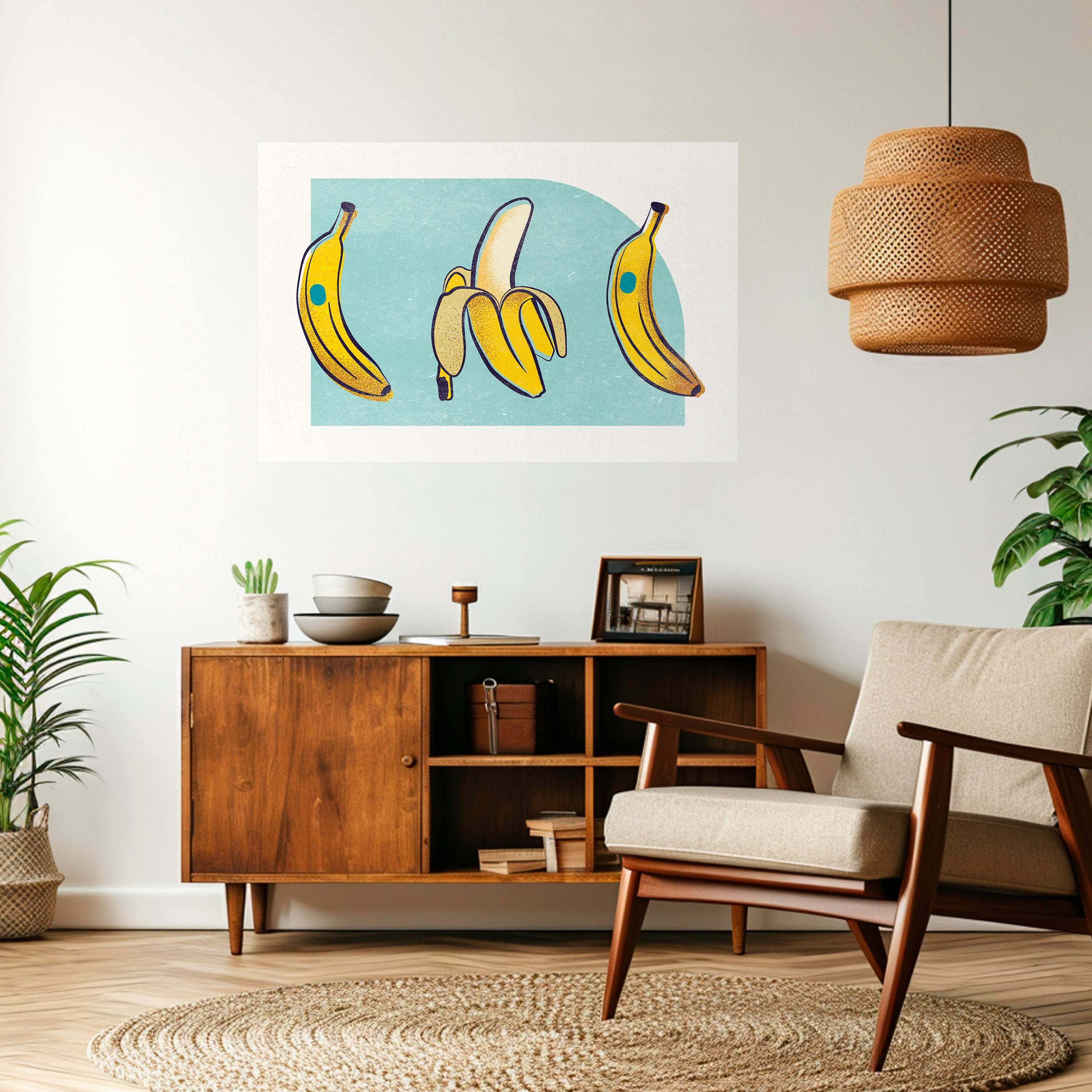 BOLD BANANA BOUQUET Naklejka/Plakat poziomy