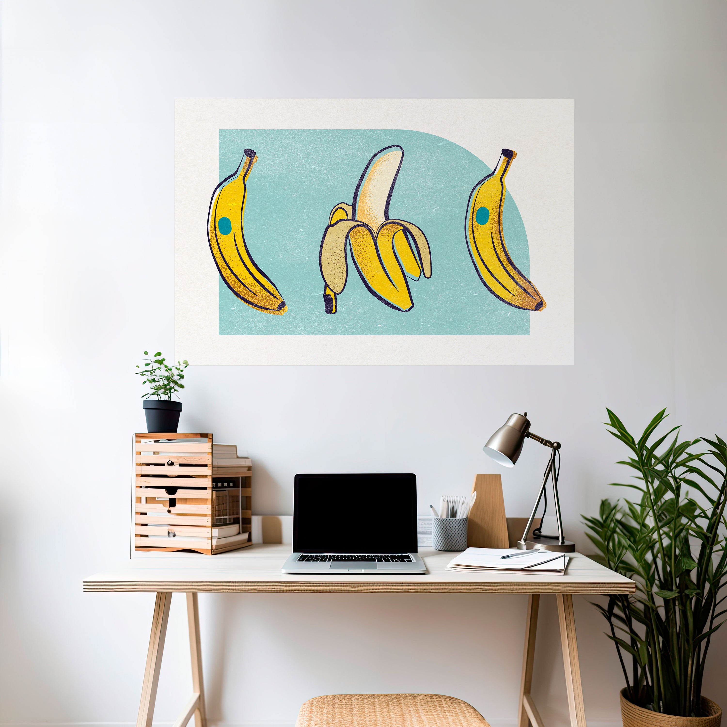 BOLD BANANA BOUQUET Naklejka/Plakat poziomy