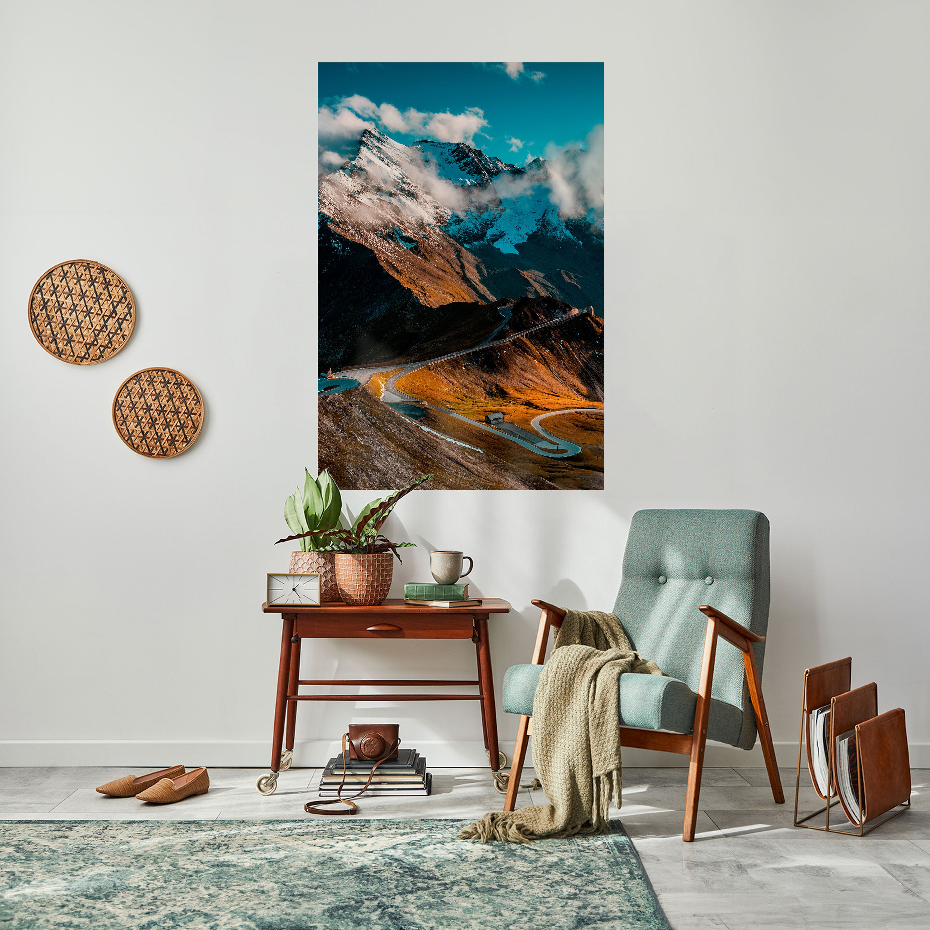 MOUNTAIN SERPENTINE Naklejka/Plakat pionowy