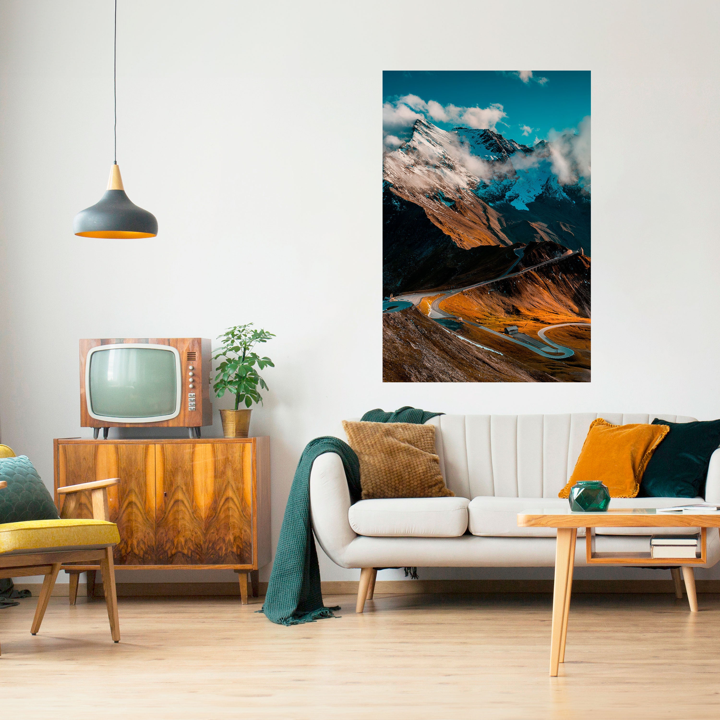 MOUNTAIN SERPENTINE Naklejka/Plakat pionowy