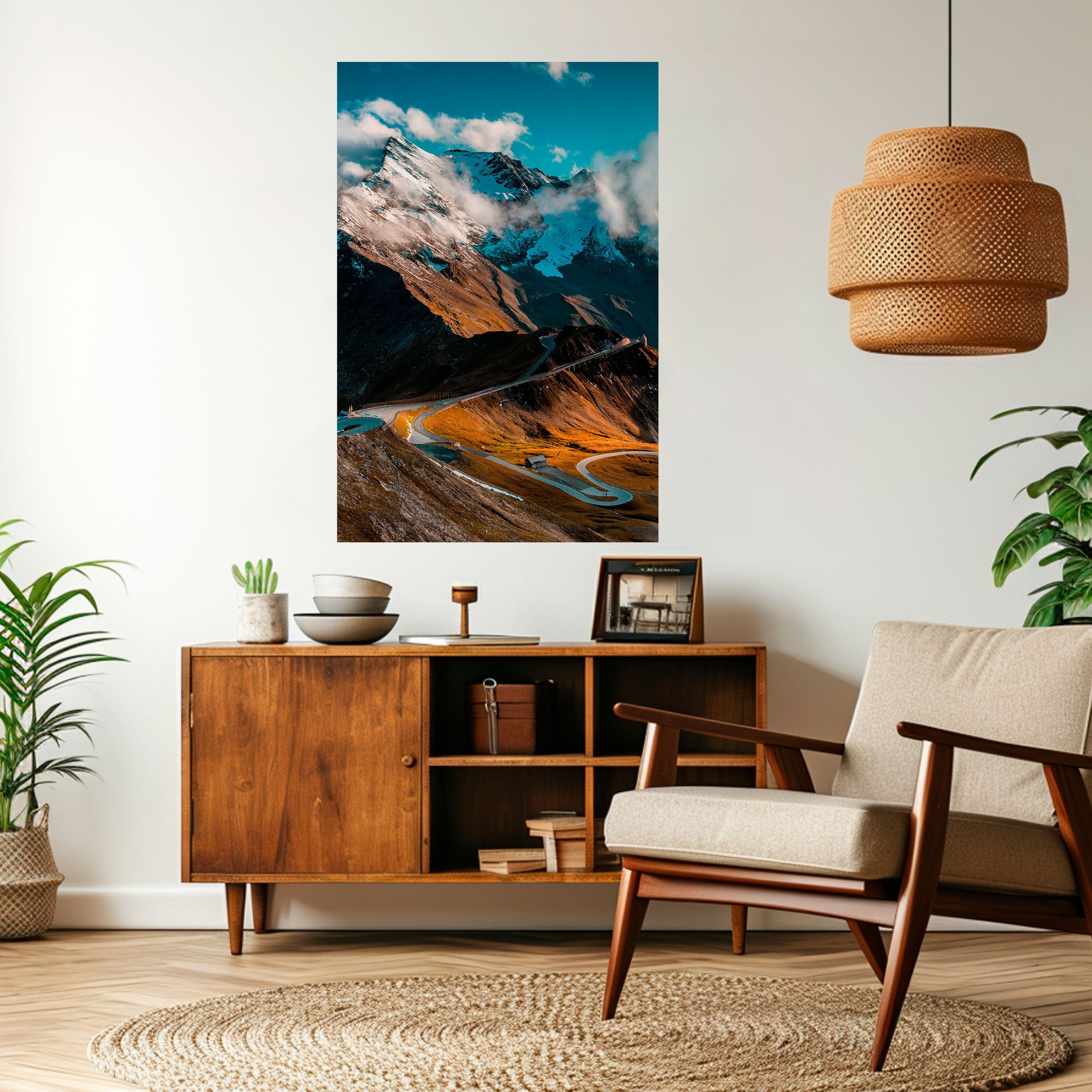 MOUNTAIN SERPENTINE Naklejka/Plakat pionowy