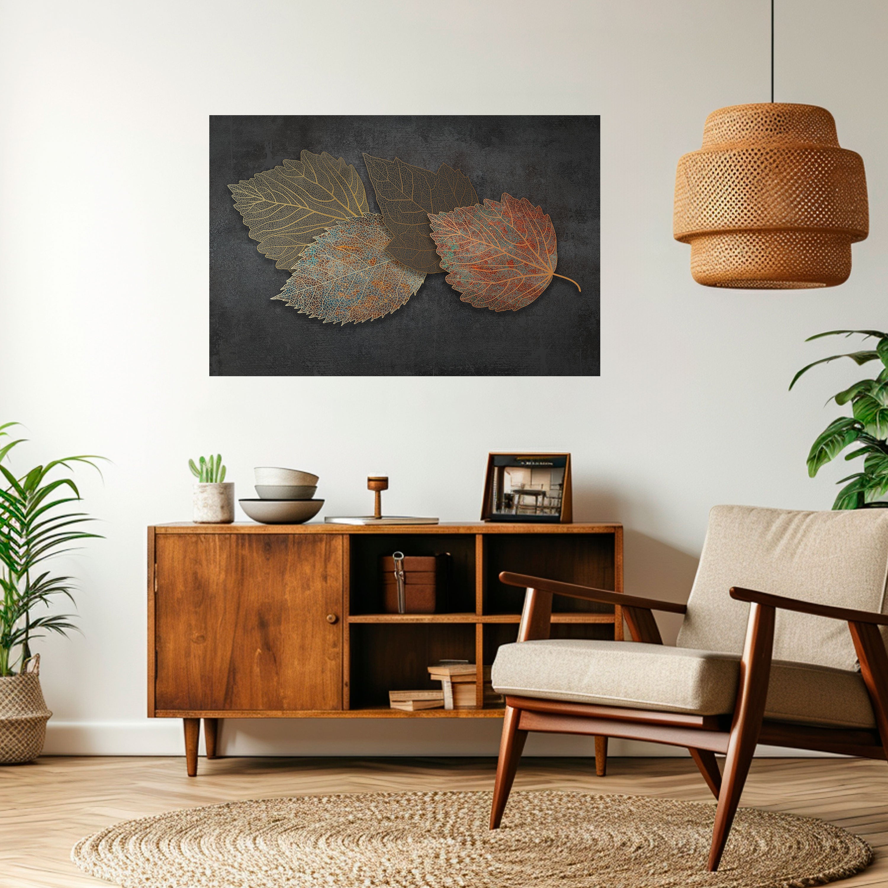 FOLIAGE IN FOCUS Naklejka/Plakat poziomy