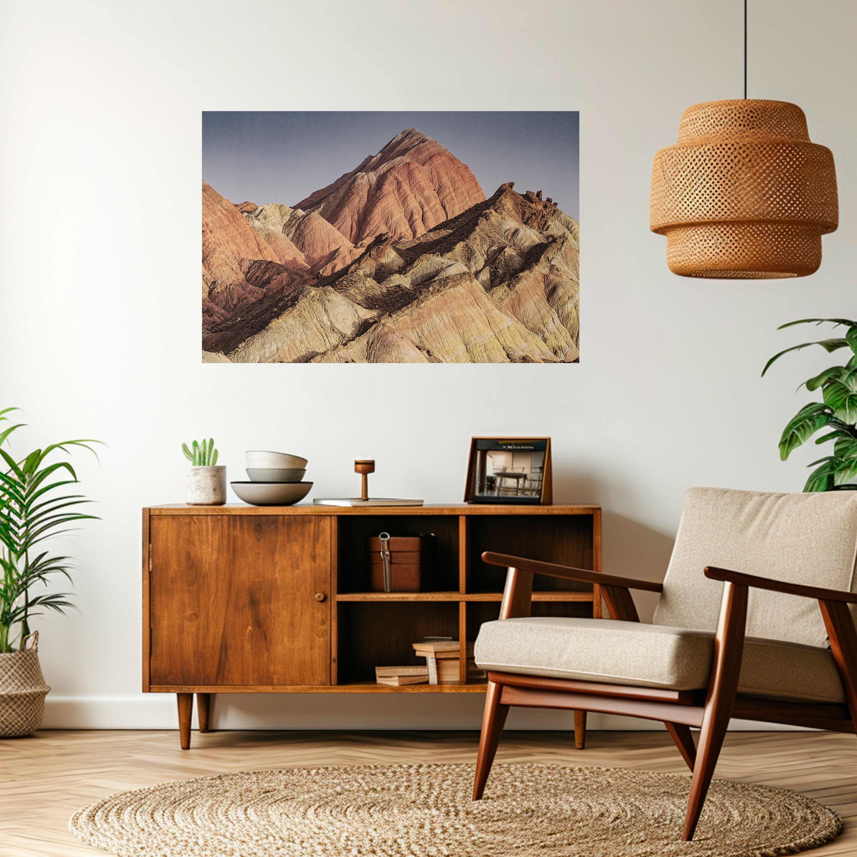 PEAKS OF PAINTED DREAMS Naklejka/Plakat poziomy
