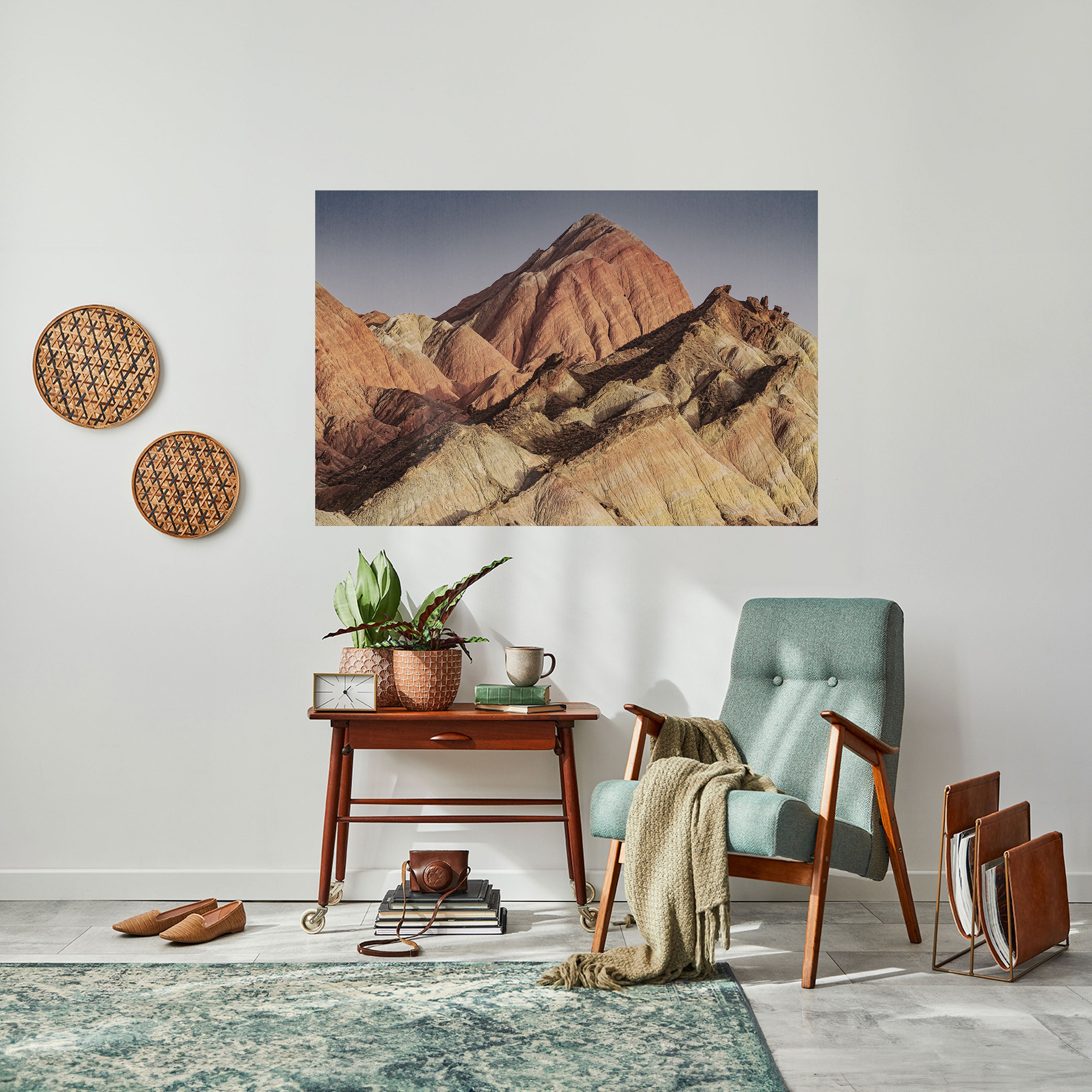 PEAKS OF PAINTED DREAMS Naklejka/Plakat poziomy