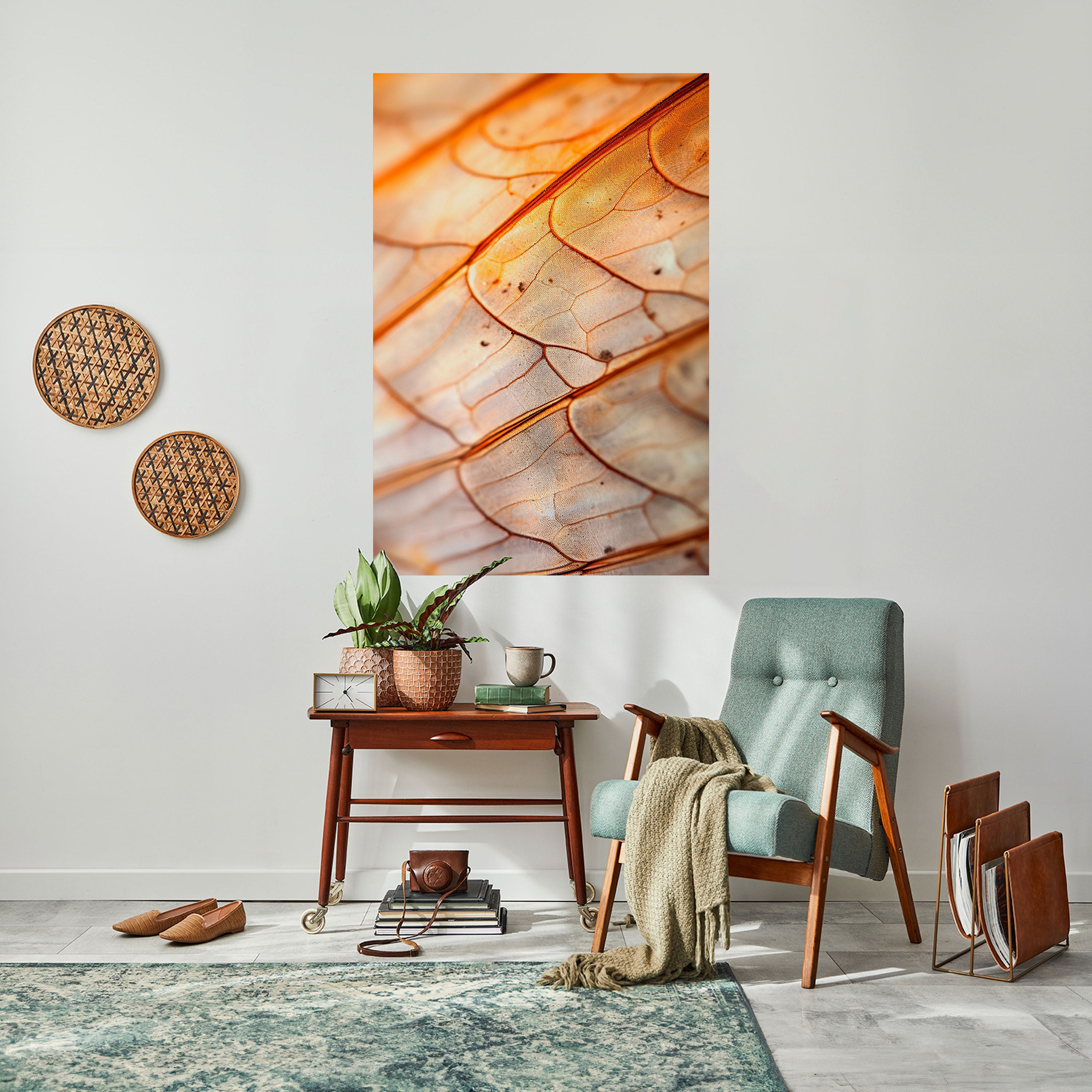 ELEGANT VEINING Naklejka/Plakat pionowy