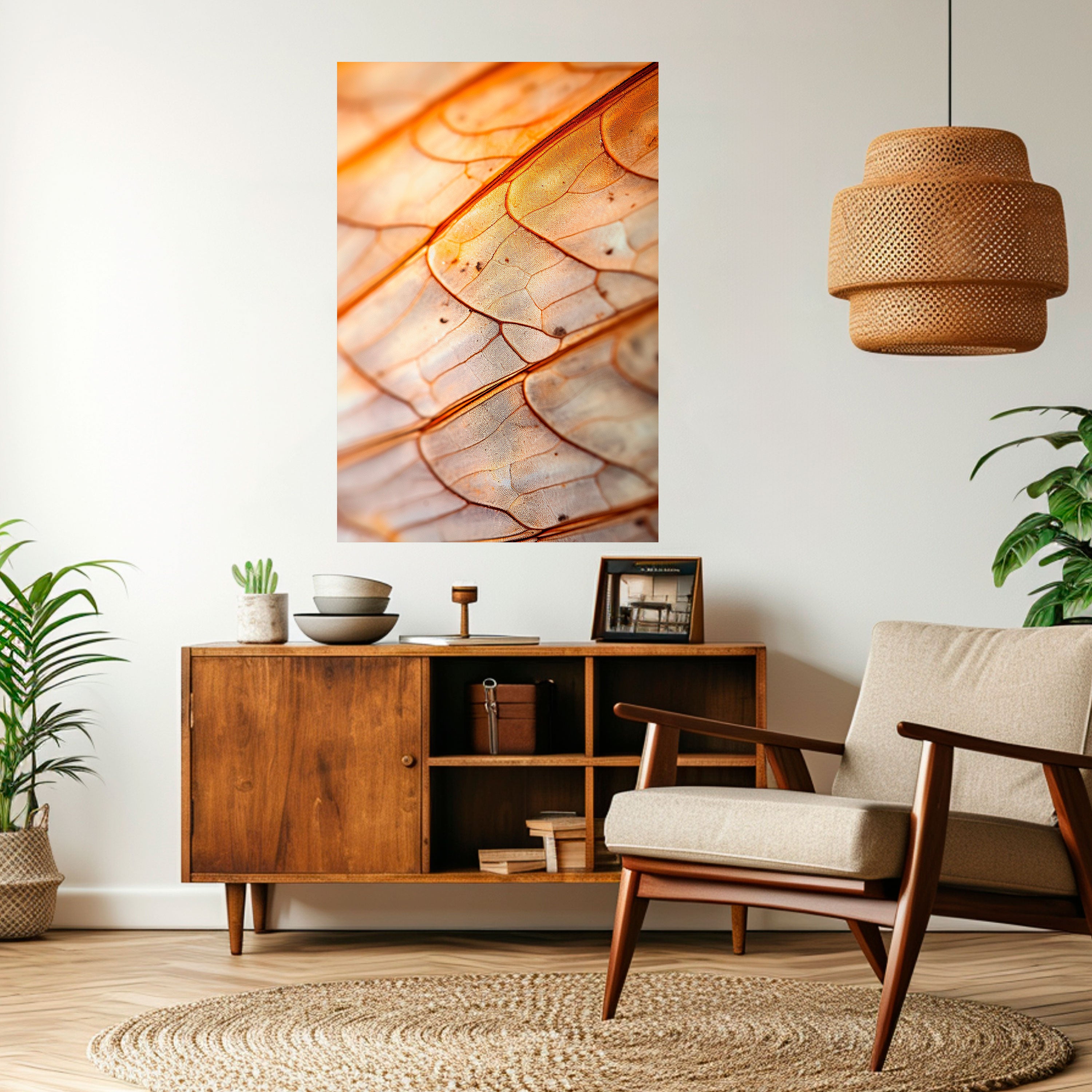 ELEGANT VEINING Naklejka/Plakat pionowy