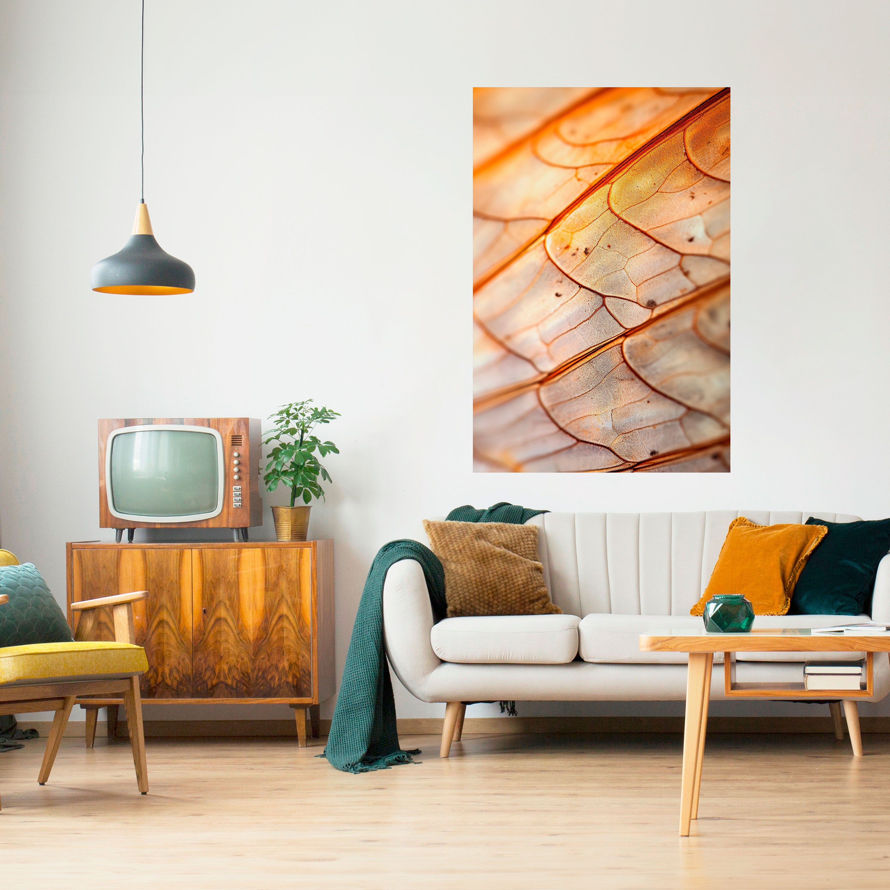 ELEGANT VEINING Naklejka/Plakat pionowy