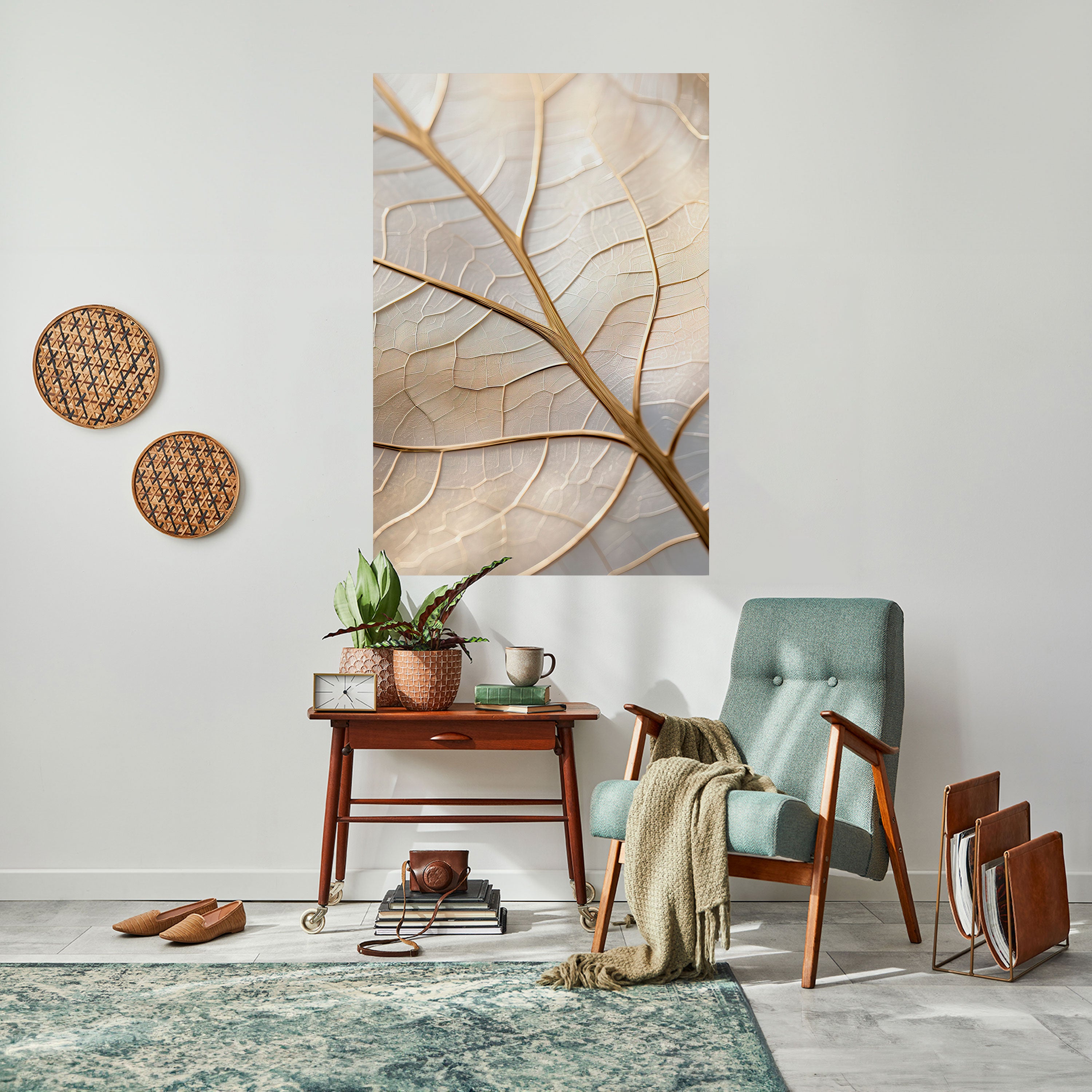 GOLDEN LEAF WHISPERS Naklejka/Plakat pionowy