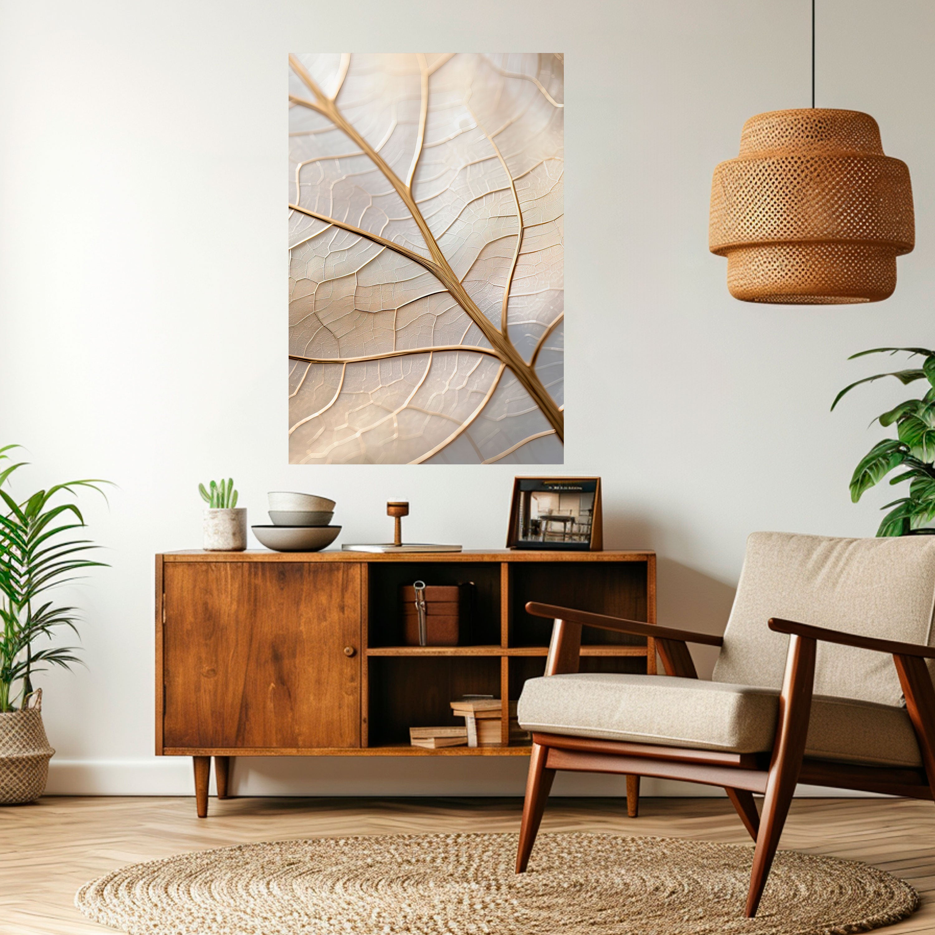 GOLDEN LEAF WHISPERS Naklejka/Plakat pionowy