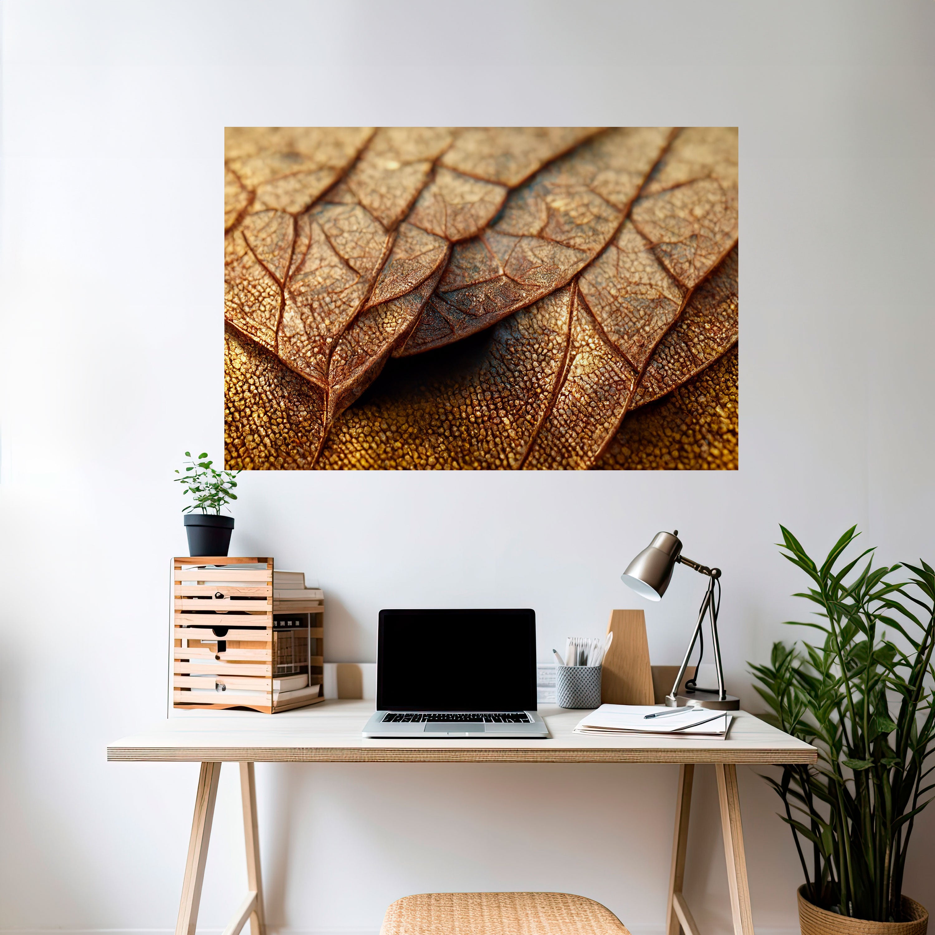 RUSTIC TEXTURE STUDY Naklejka/Plakat poziomy