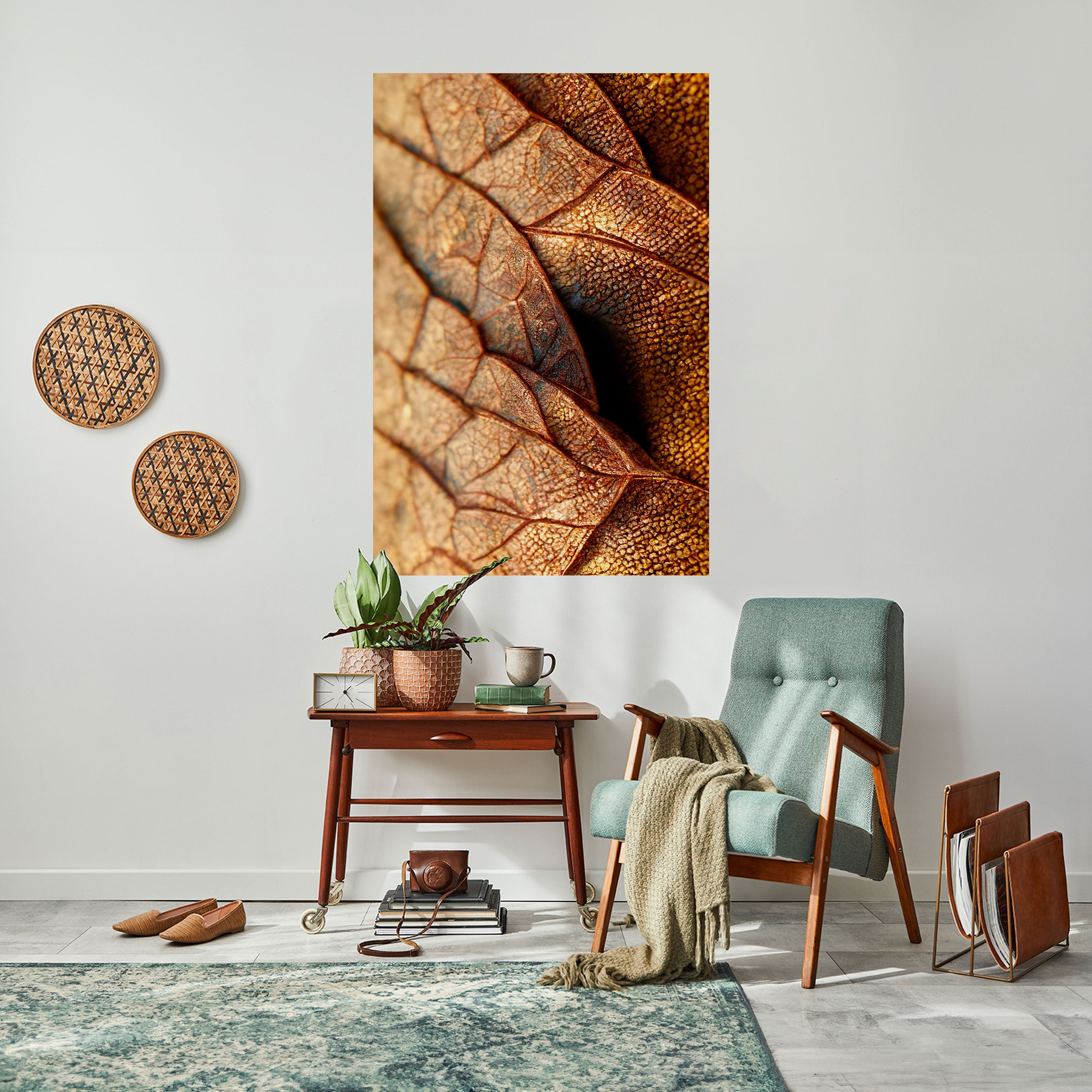 RUSTIC TEXTURE STUDY Naklejka/Plakat pionowy