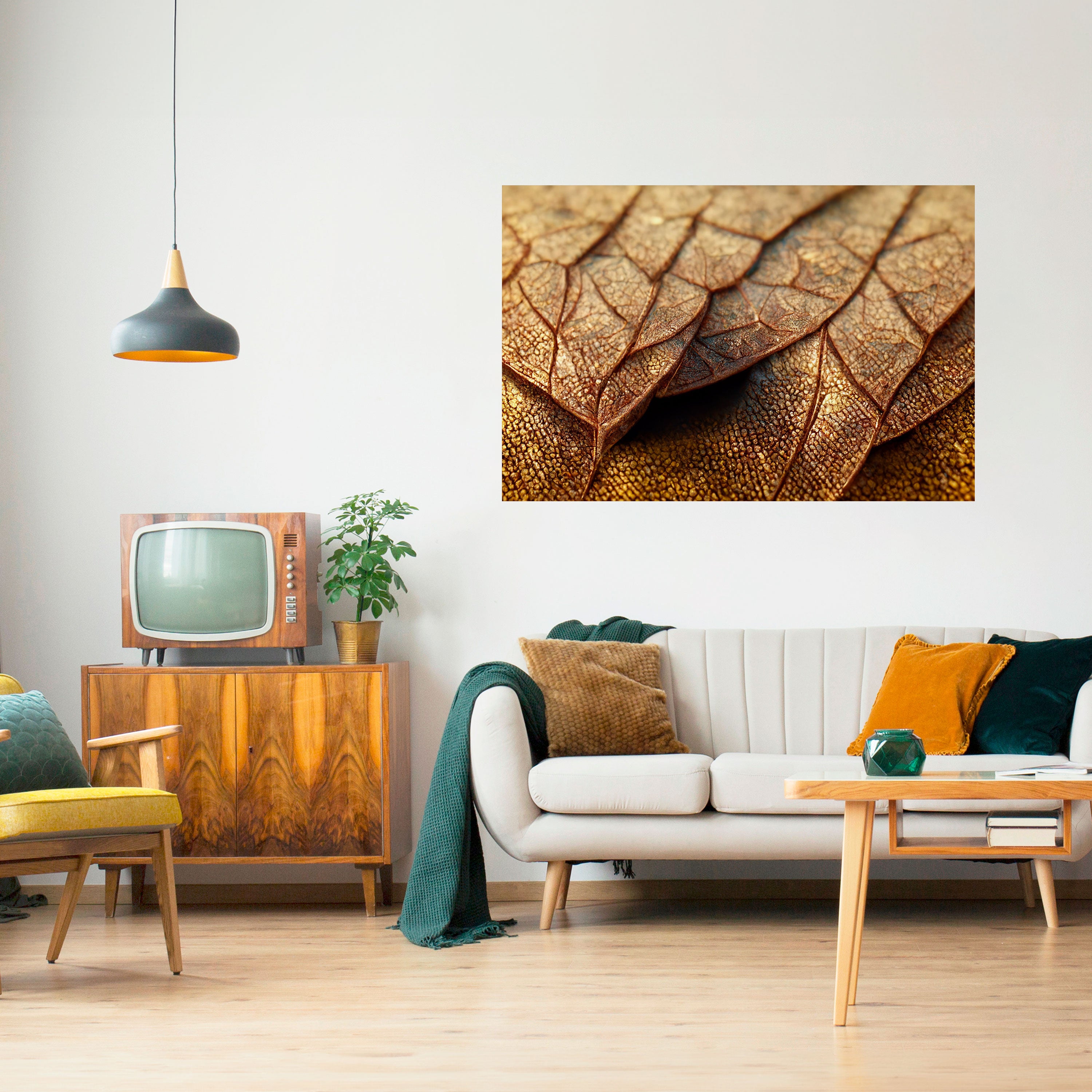 RUSTIC TEXTURE STUDY Naklejka/Plakat poziomy